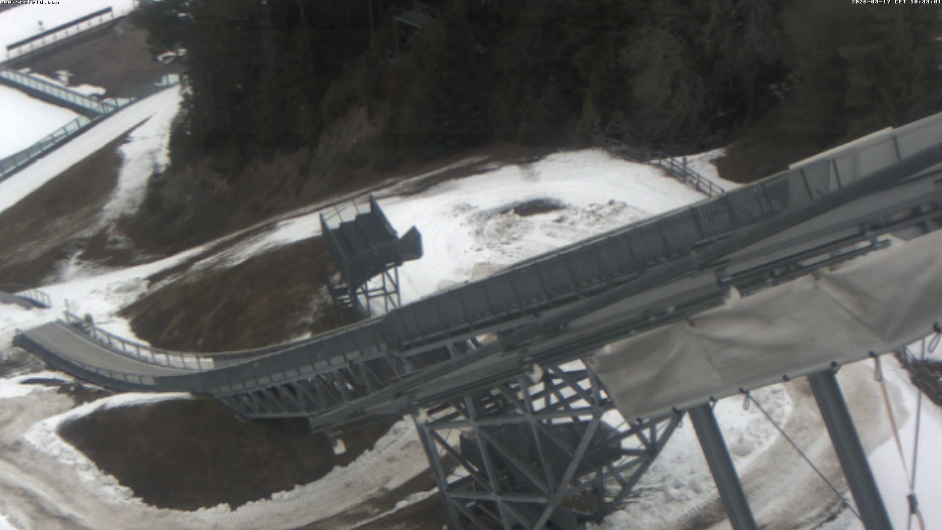 Archiv Foto Webcam Sprungschanze, Seefeld in Tirol