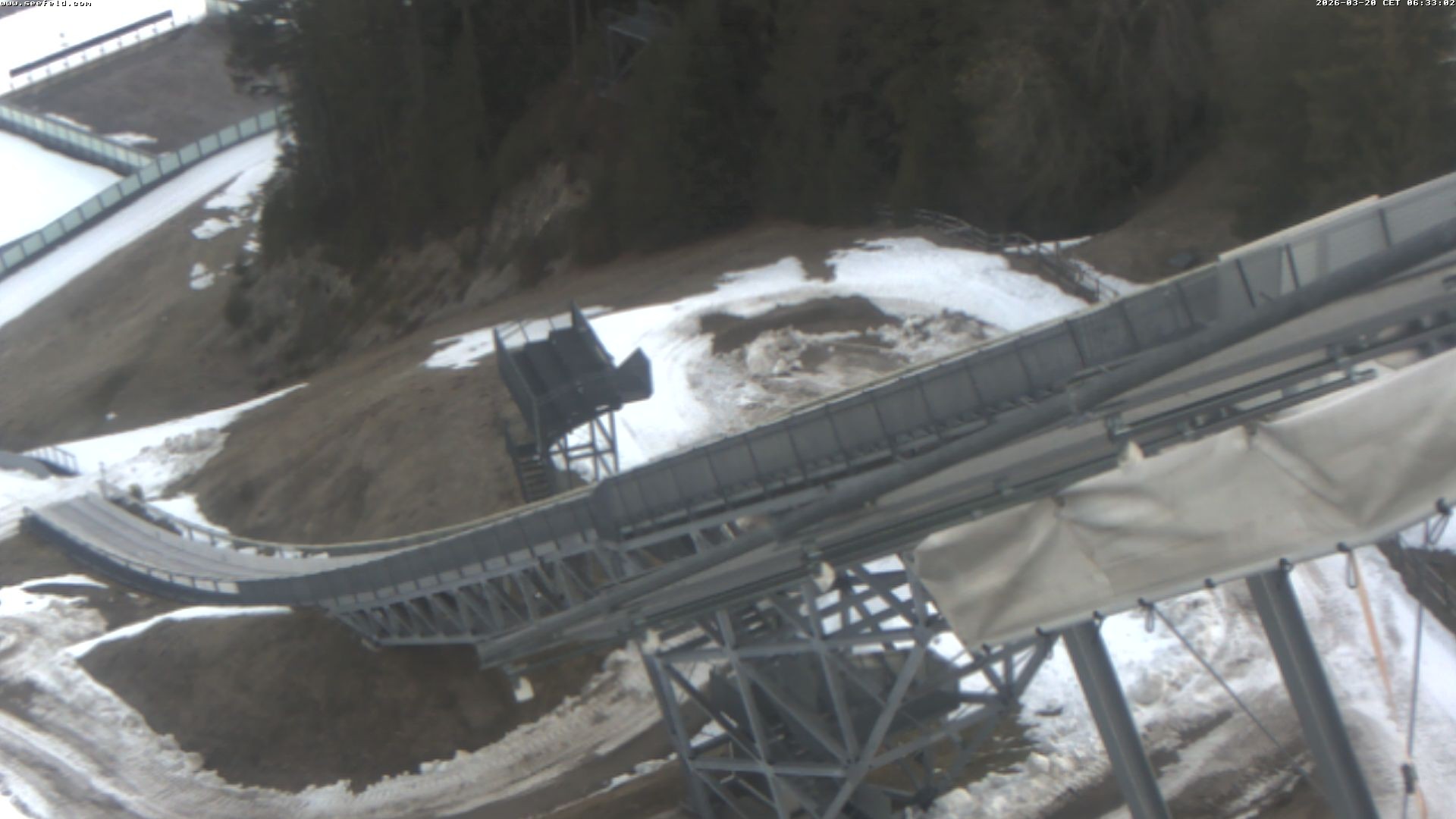 Archived image Webcam ski jump, Seefeld in Tyrol