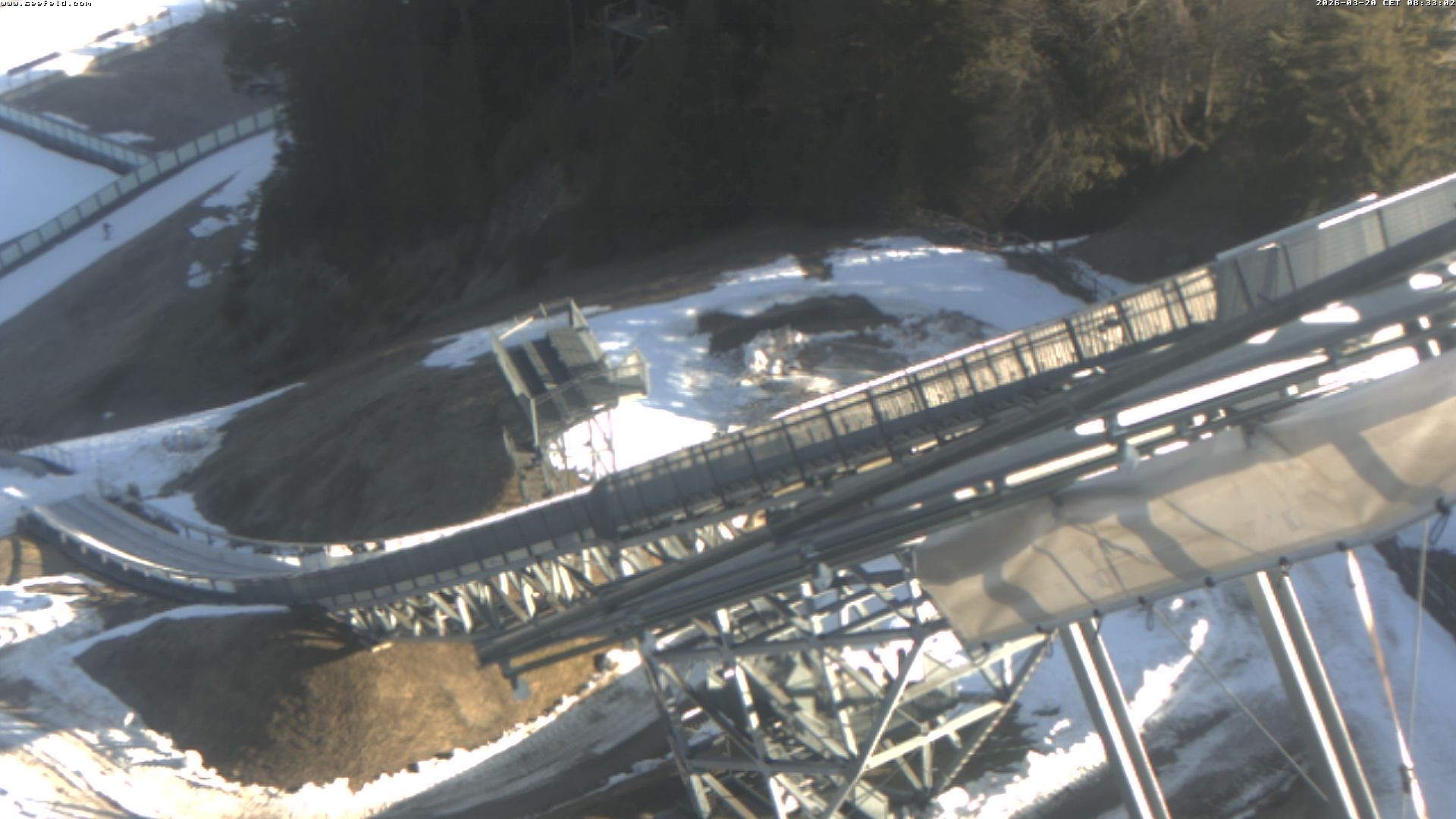 Archiv Foto Webcam Sprungschanze, Seefeld in Tirol