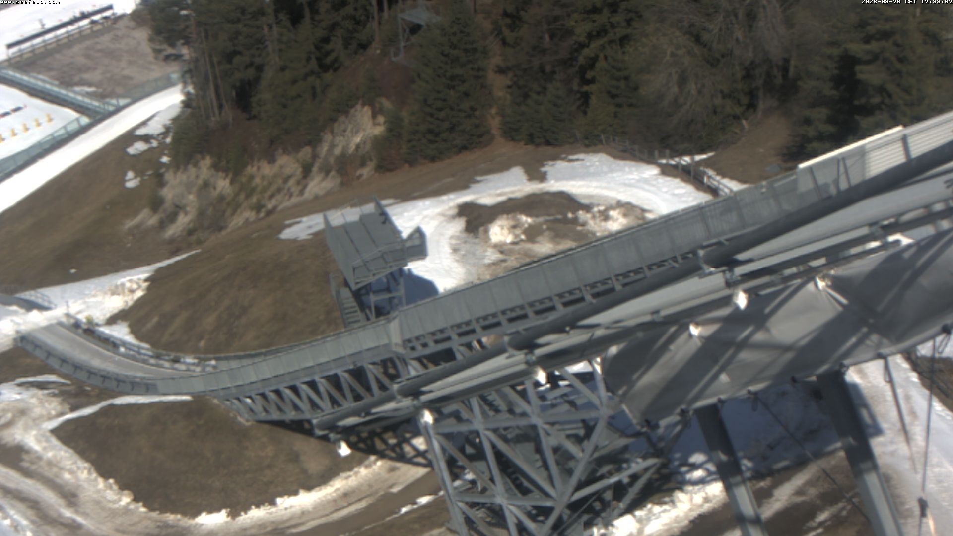 Archiv Foto Webcam Sprungschanze, Seefeld in Tirol