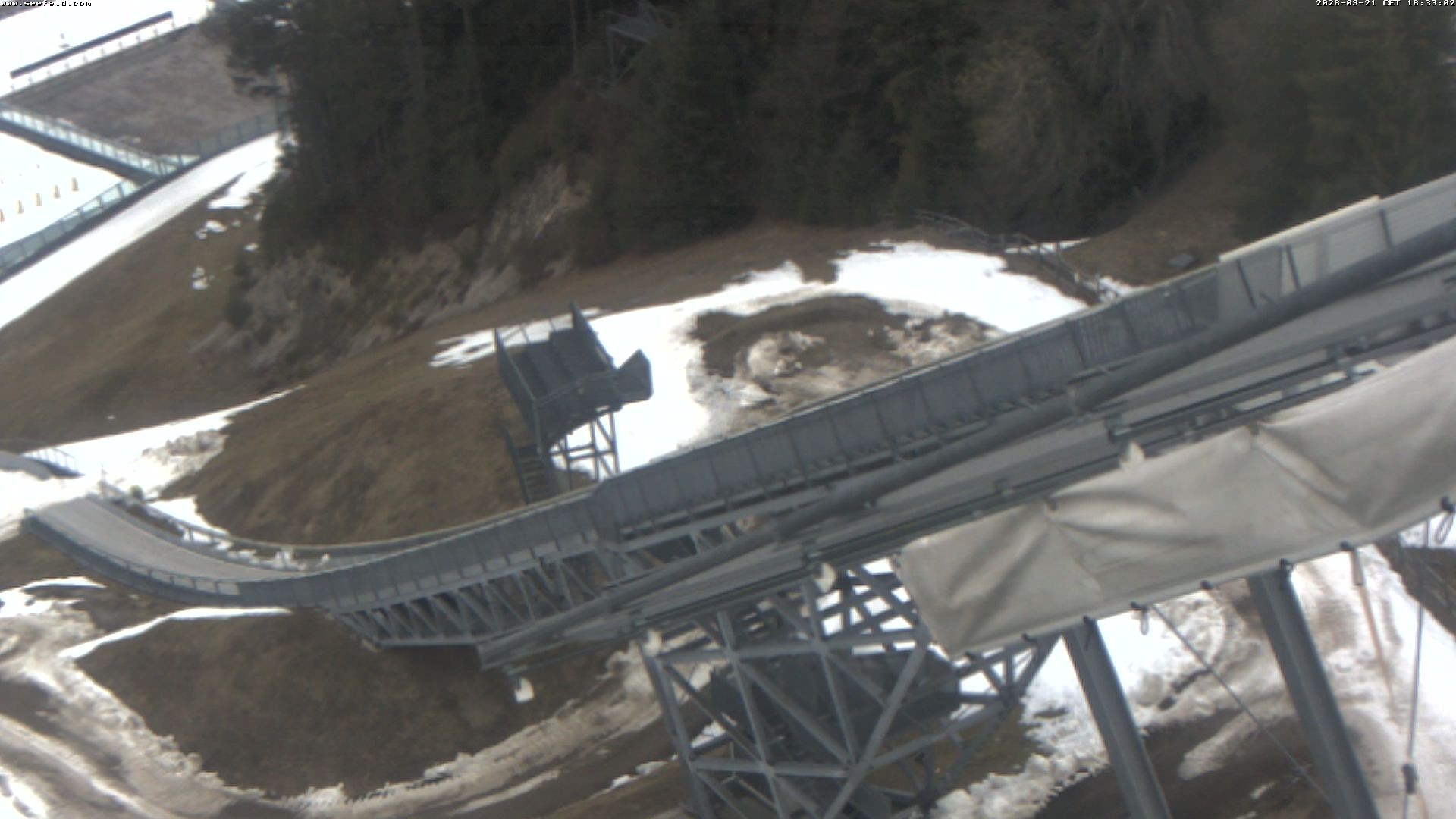 Archived image Webcam ski jump, Seefeld in Tyrol