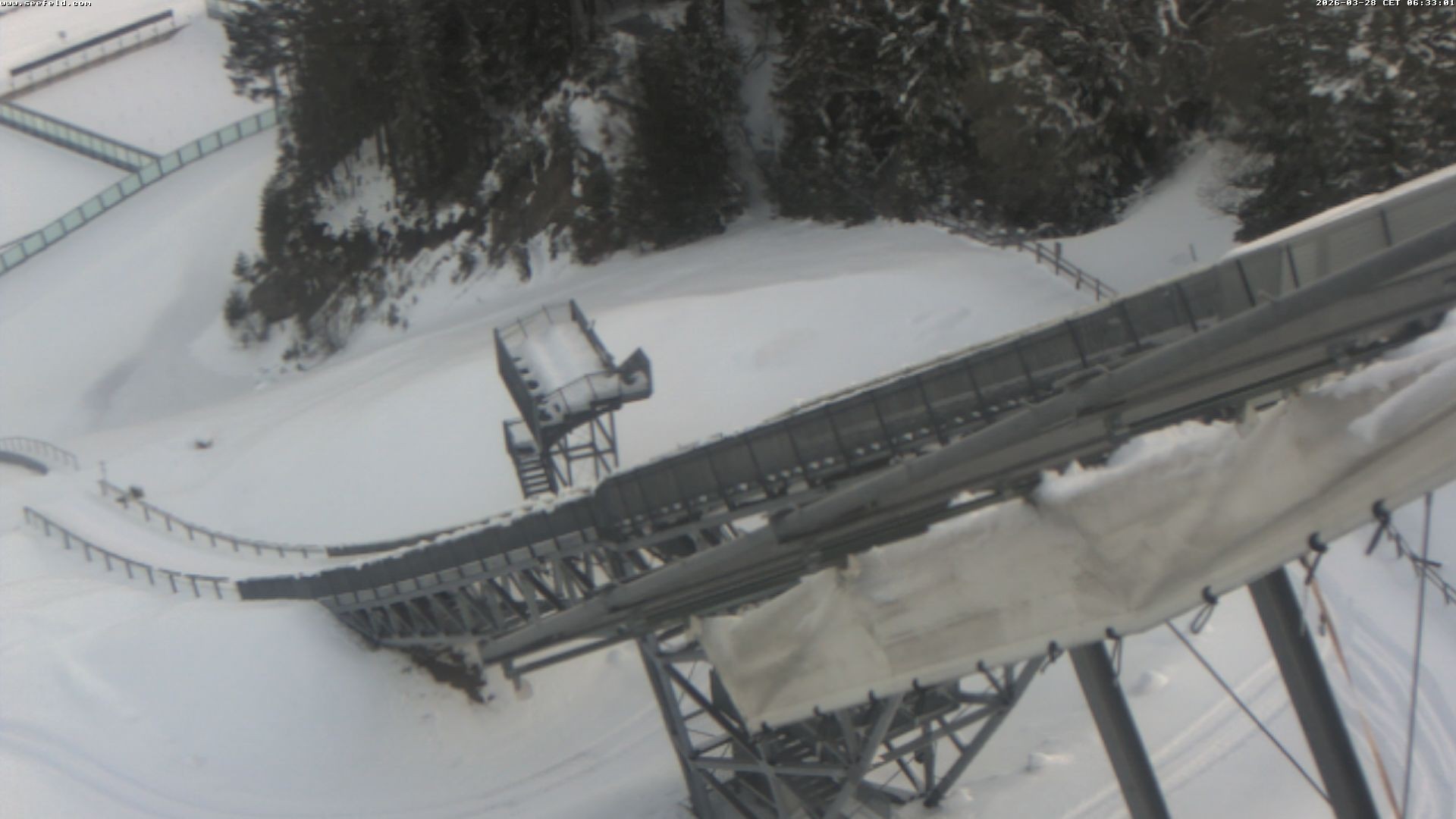 Archived image Webcam ski jump, Seefeld in Tyrol