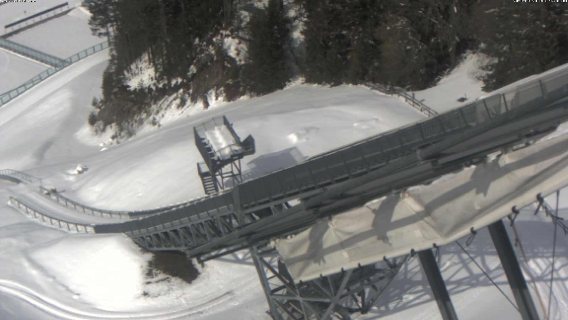 Archived image Webcam ski jump, Seefeld in Tyrol