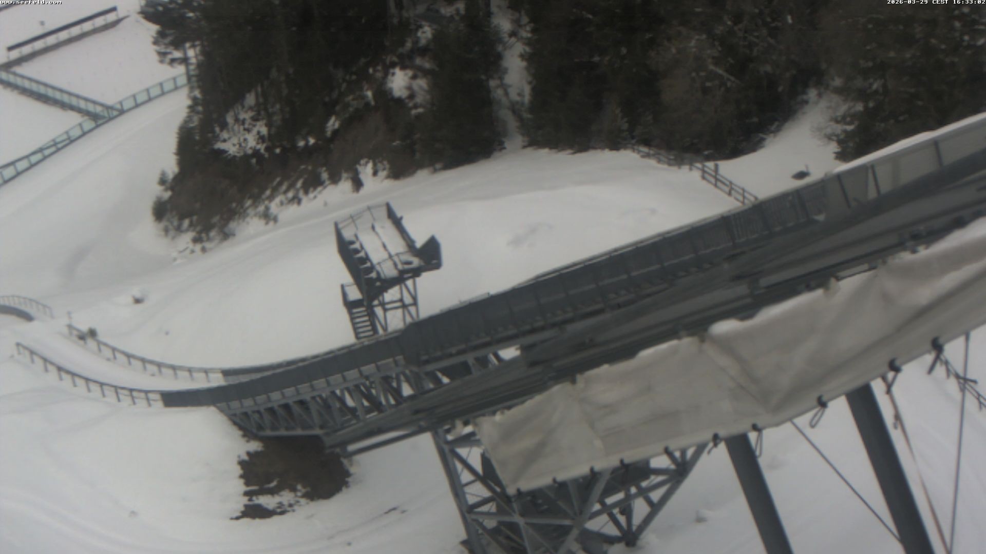 Archiv Foto Webcam Sprungschanze, Seefeld in Tirol