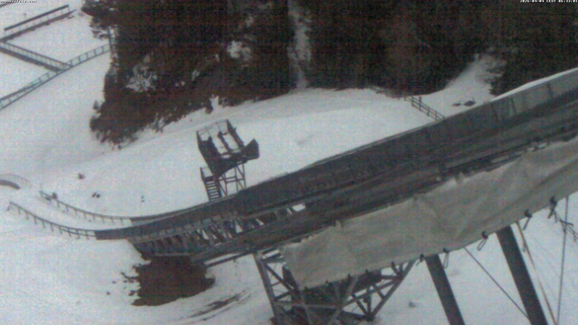 Archiv Foto Webcam Sprungschanze, Seefeld in Tirol