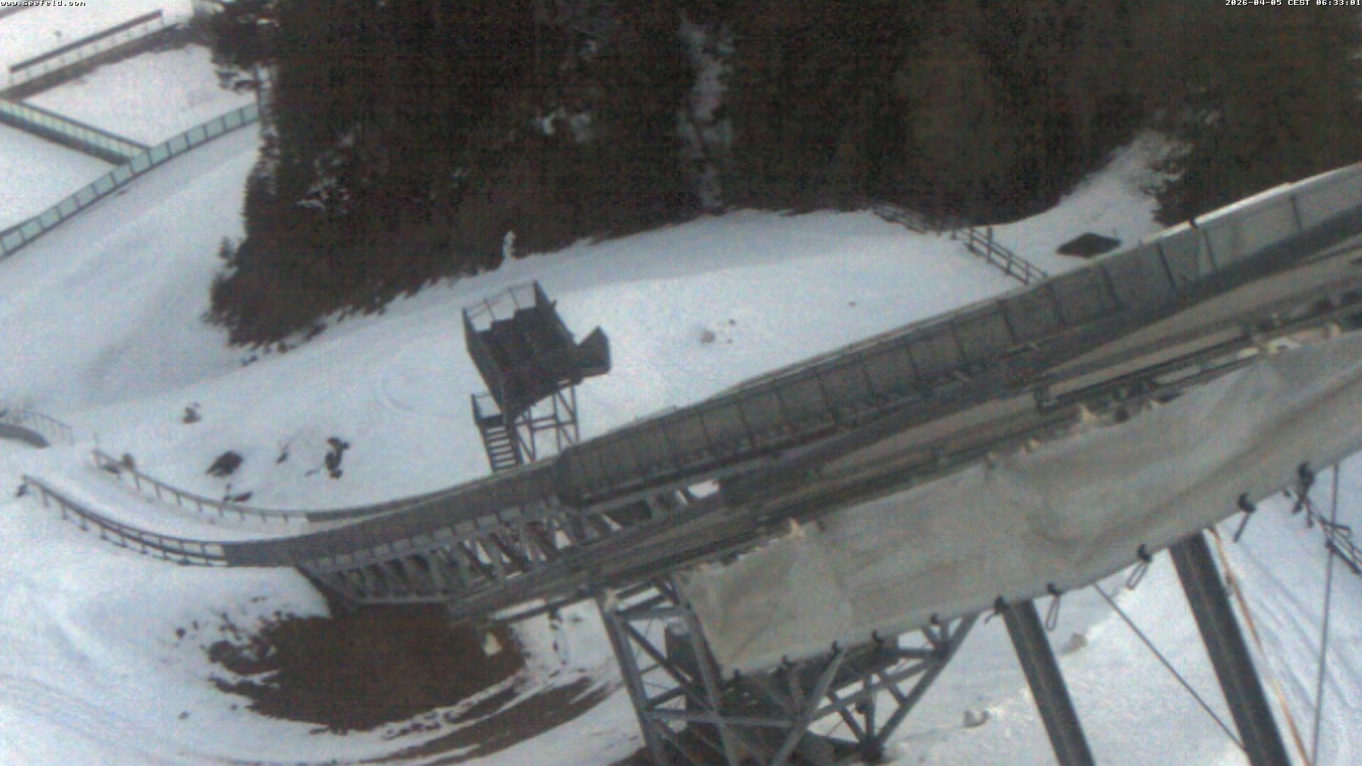 Archiv Foto Webcam Sprungschanze, Seefeld in Tirol