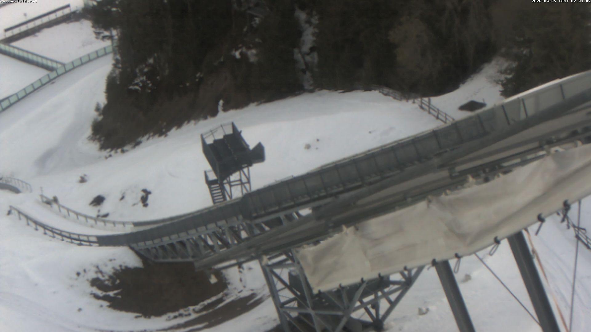 Archiv Foto Webcam Sprungschanze, Seefeld in Tirol