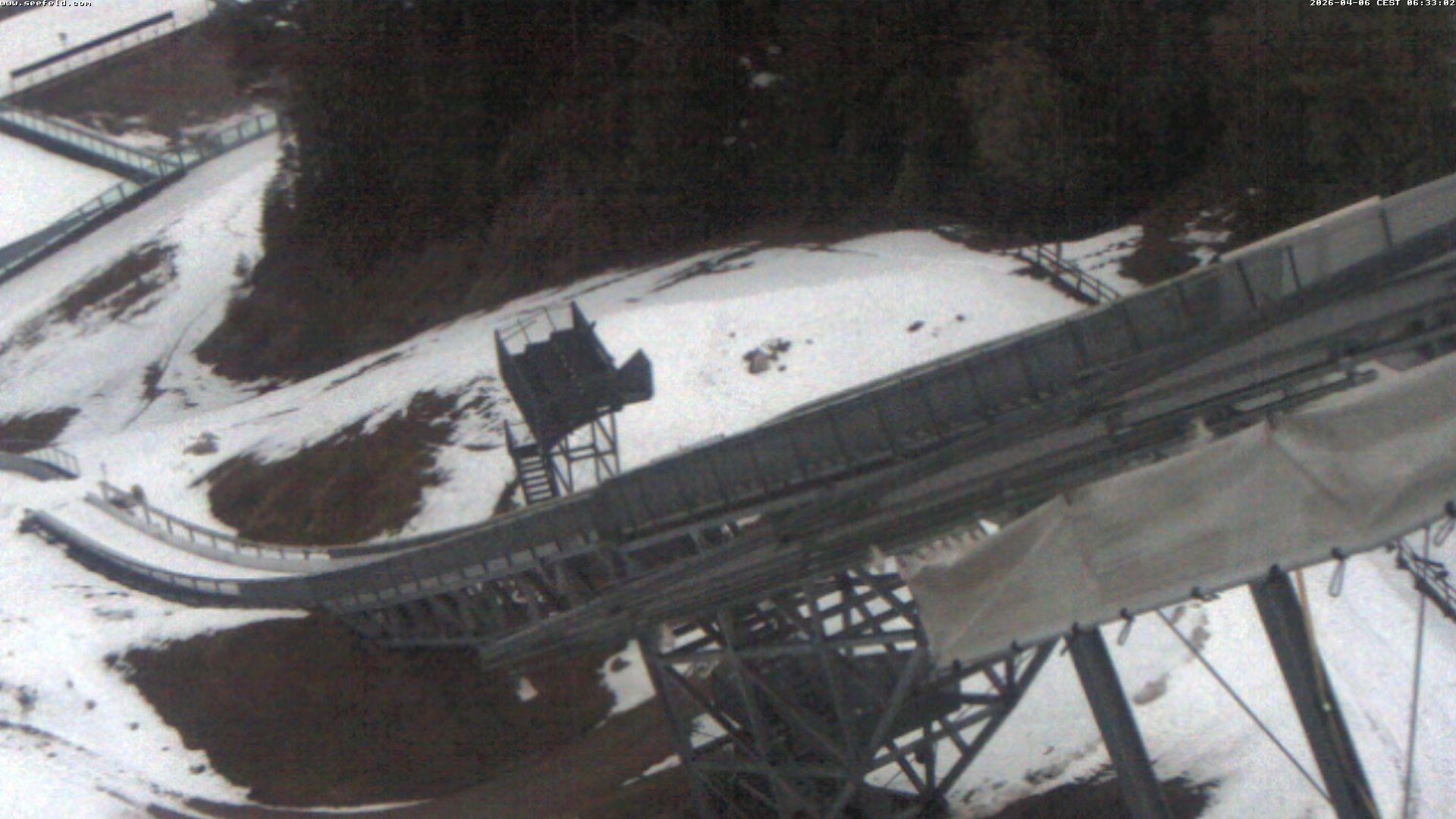 Archiv Foto Webcam Sprungschanze, Seefeld in Tirol