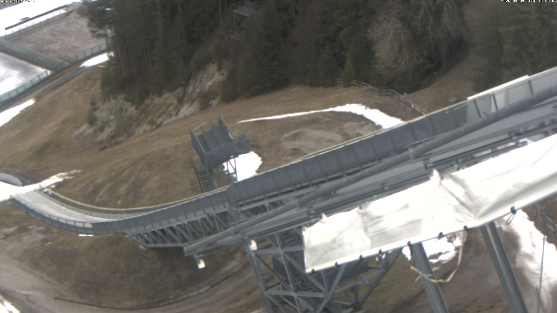 Archiv Foto Webcam Sprungschanze, Seefeld in Tirol