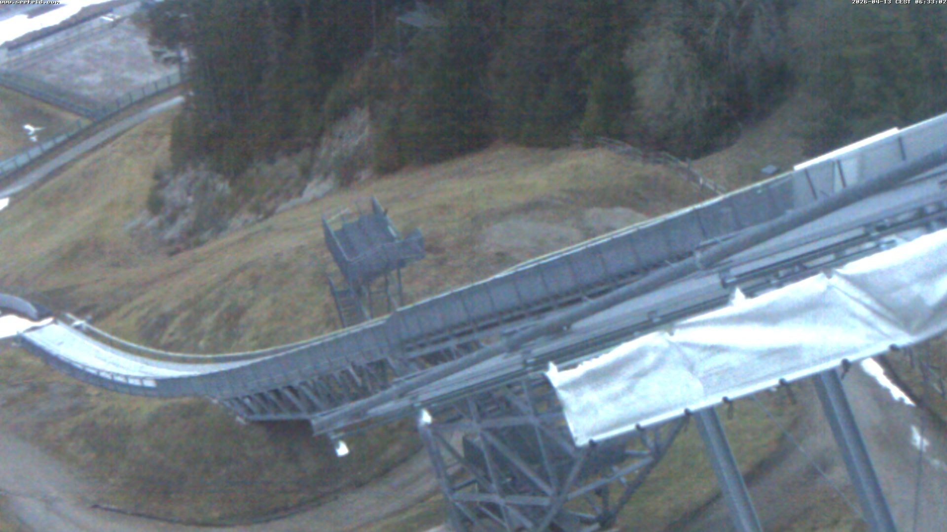 Archiv Foto Webcam Sprungschanze, Seefeld in Tirol