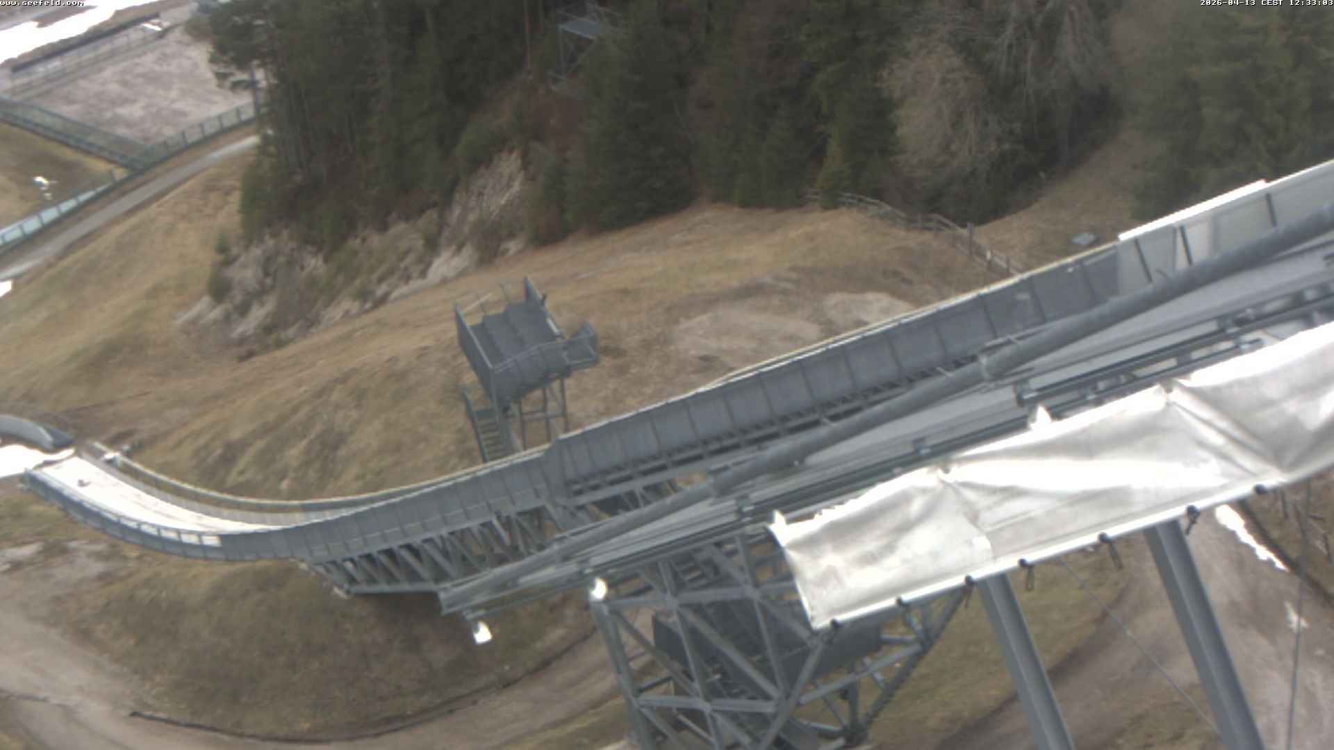 Archiv Foto Webcam Sprungschanze, Seefeld in Tirol