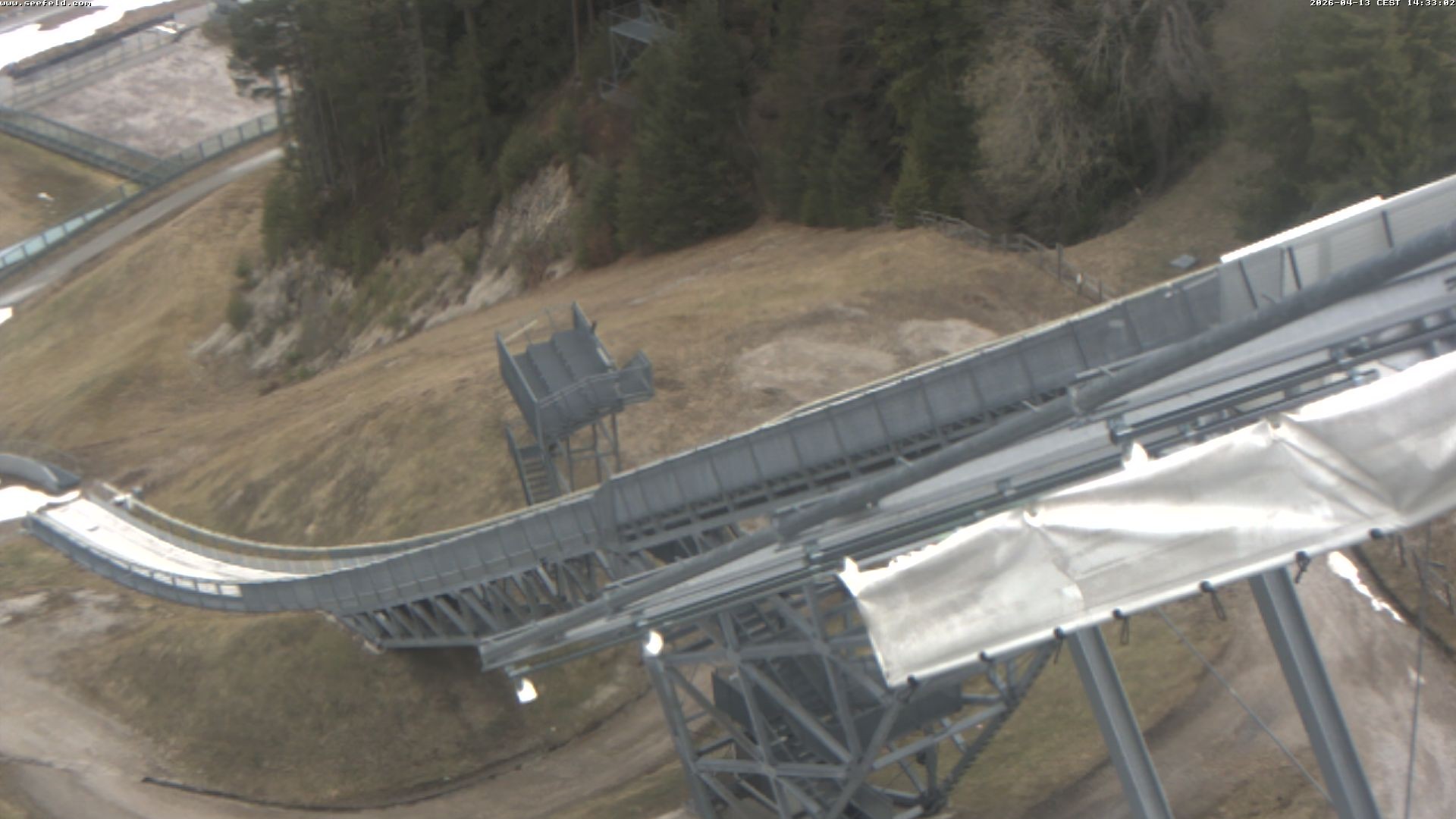 Archiv Foto Webcam Sprungschanze, Seefeld in Tirol