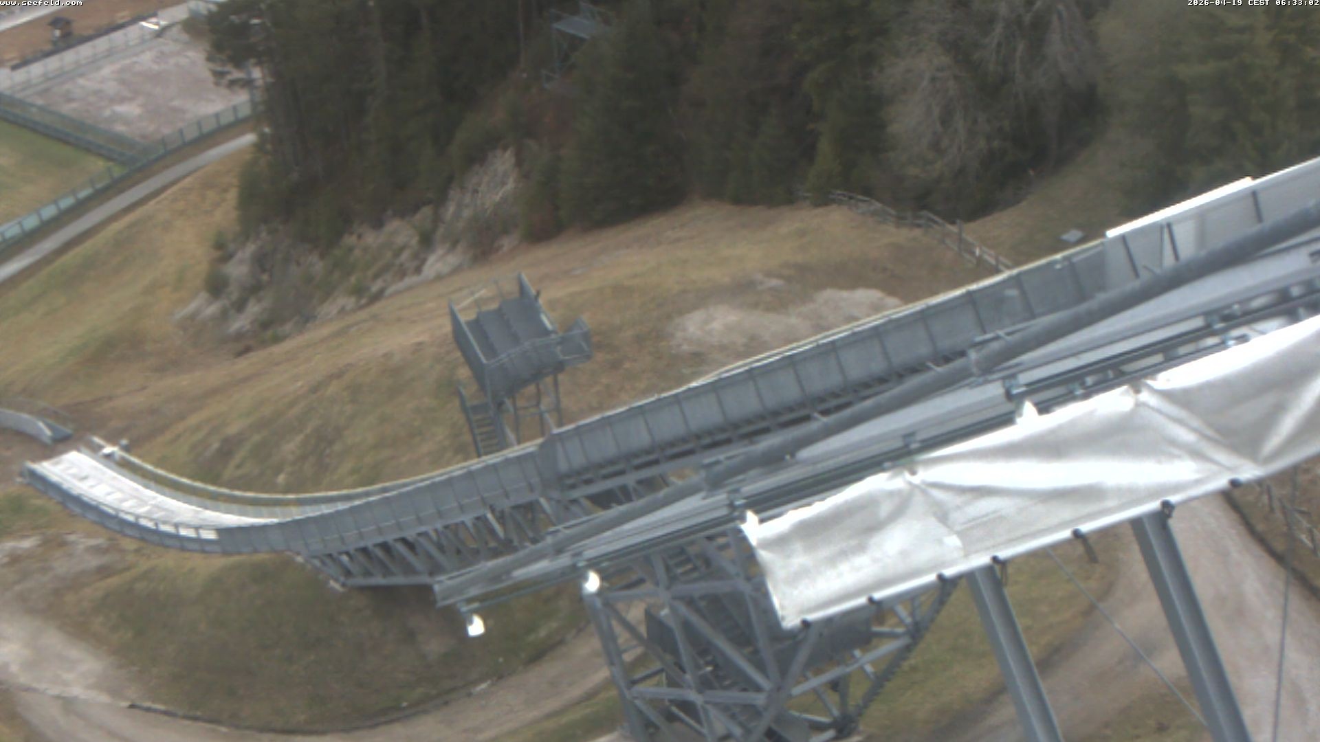 Archiv Foto Webcam Sprungschanze, Seefeld in Tirol