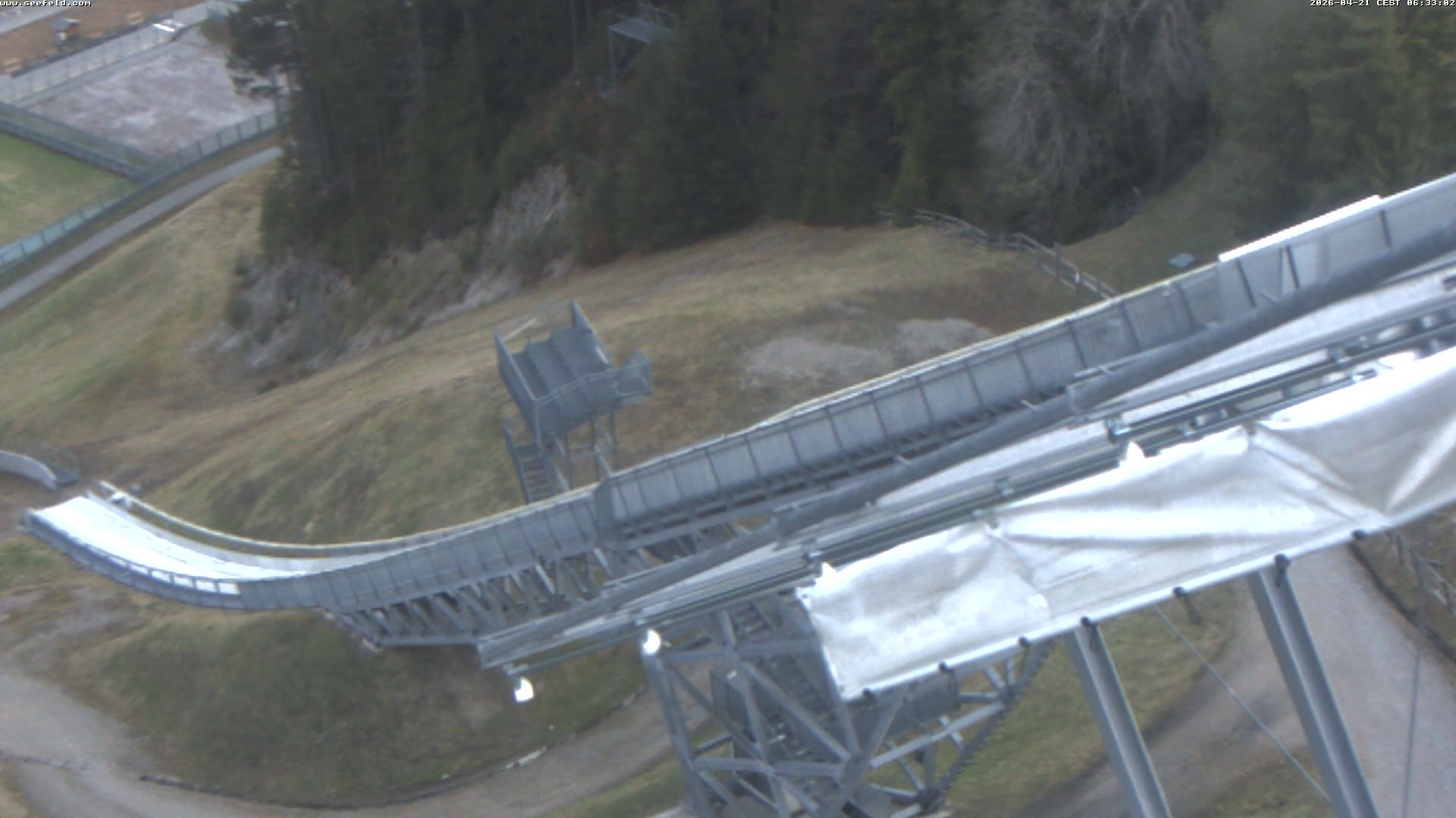 Archived image Webcam ski jump, Seefeld in Tyrol
