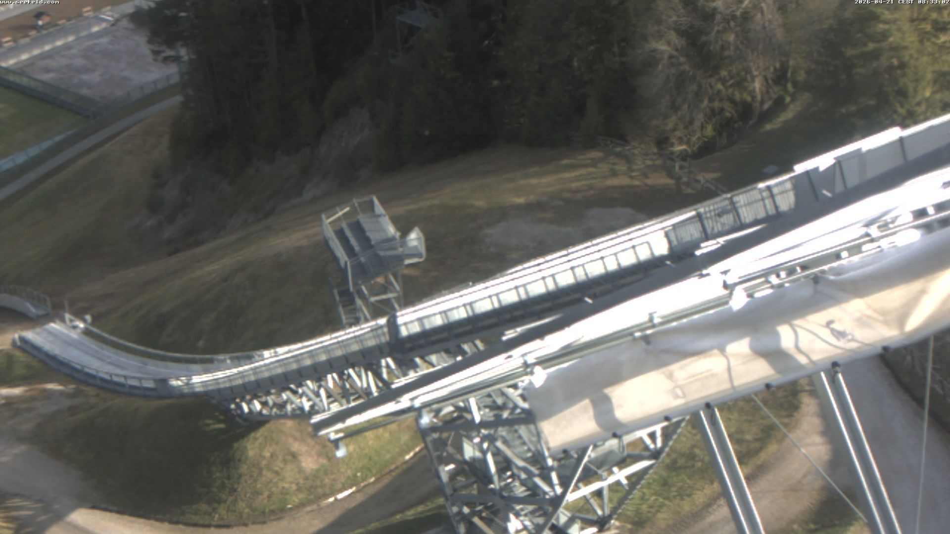 Archived image Webcam ski jump, Seefeld in Tyrol
