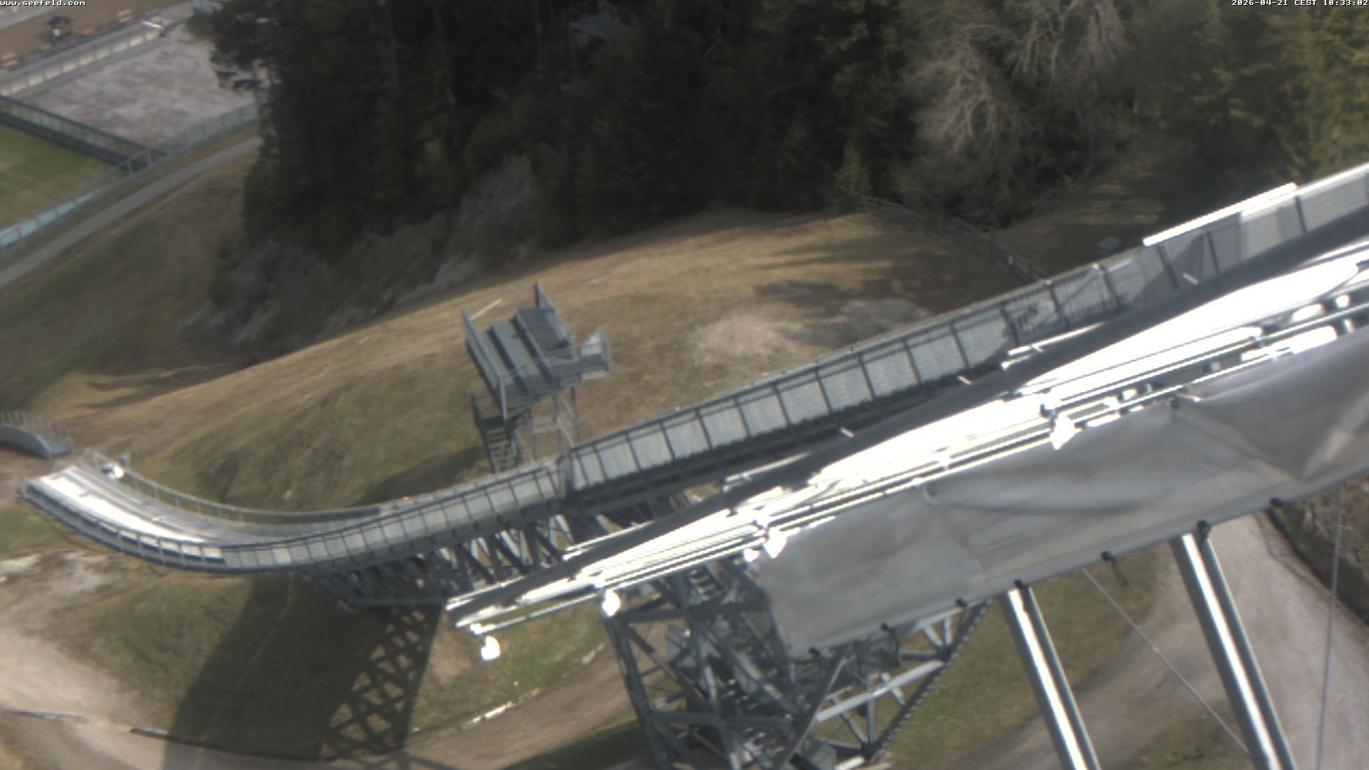 Archived image Webcam ski jump, Seefeld in Tyrol