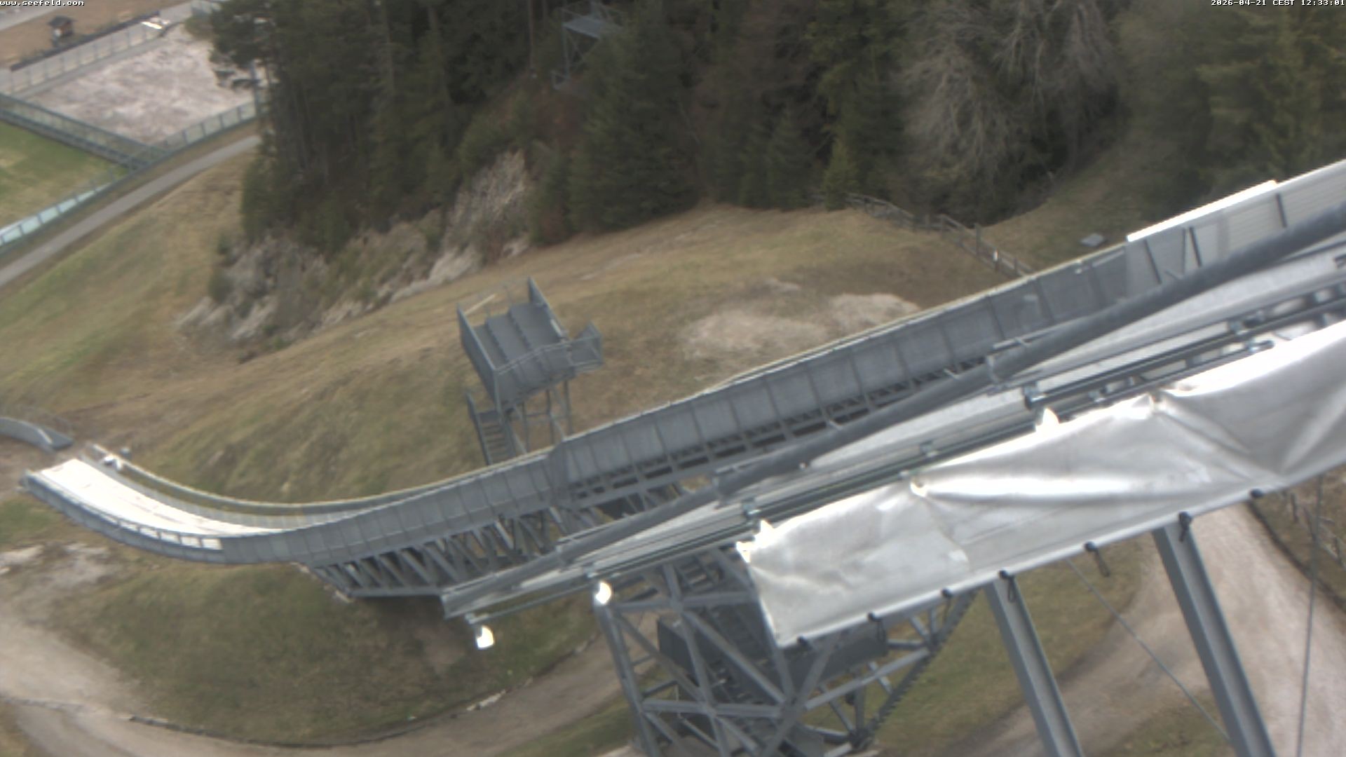 Archived image Webcam ski jump, Seefeld in Tyrol