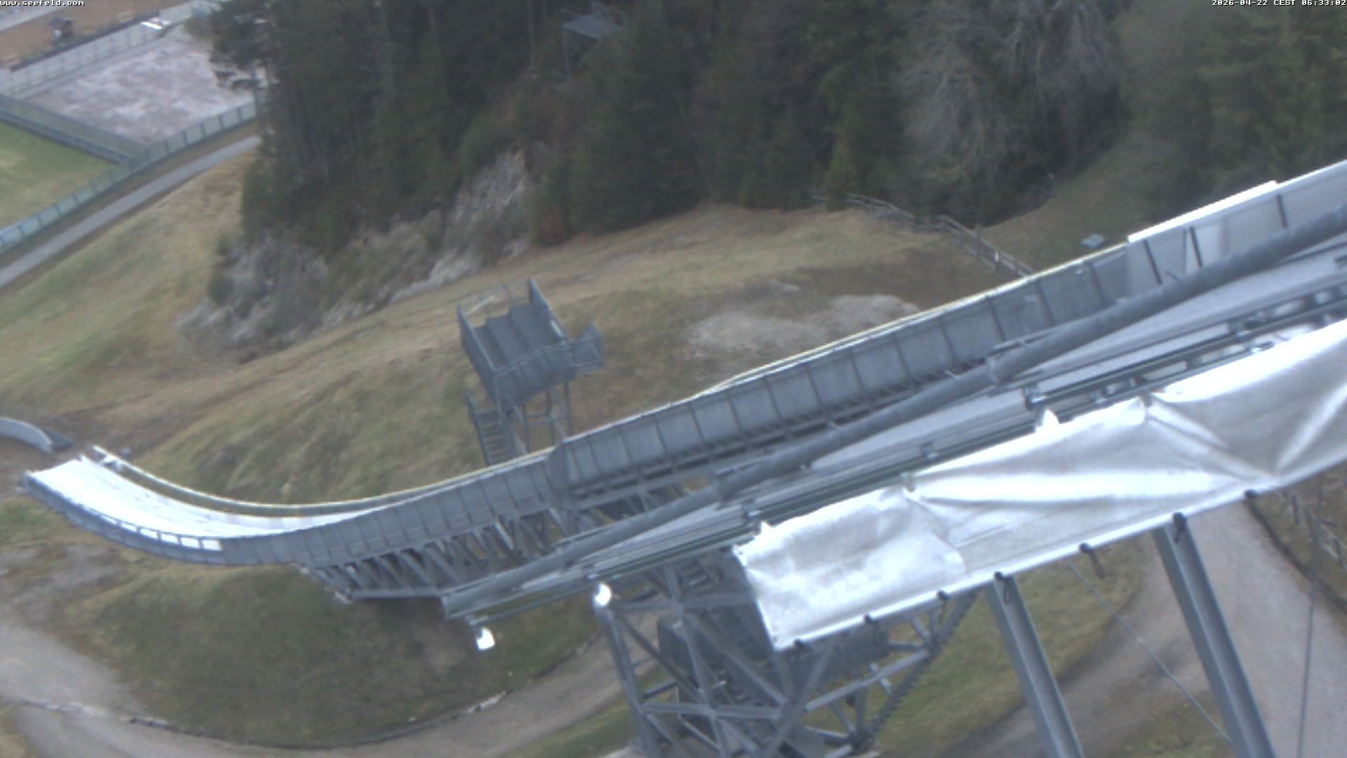 Archived image Webcam ski jump, Seefeld in Tyrol