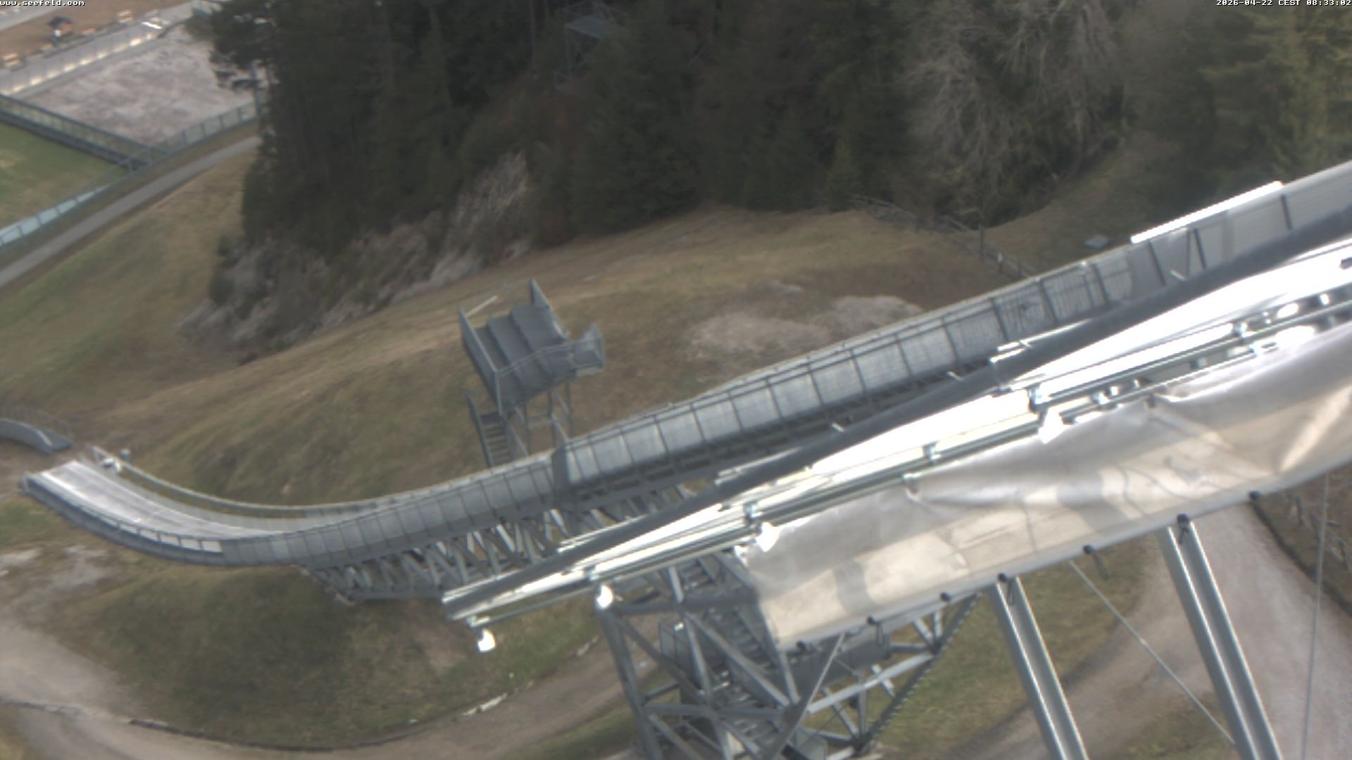 Archived image Webcam ski jump, Seefeld in Tyrol