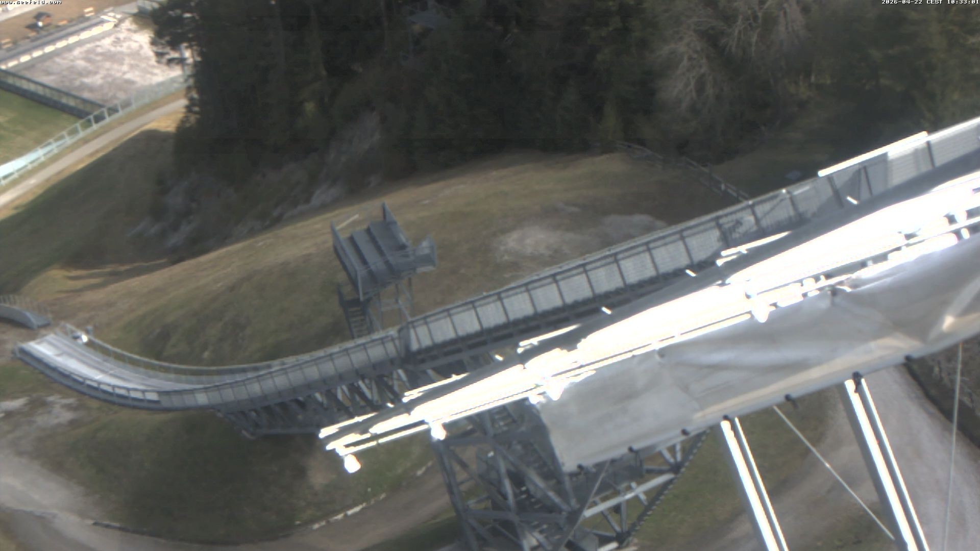 Archived image Webcam ski jump, Seefeld in Tyrol