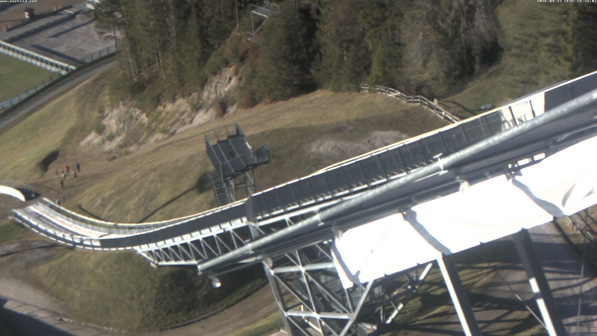 Archiv Foto Webcam Sprungschanze, Seefeld in Tirol