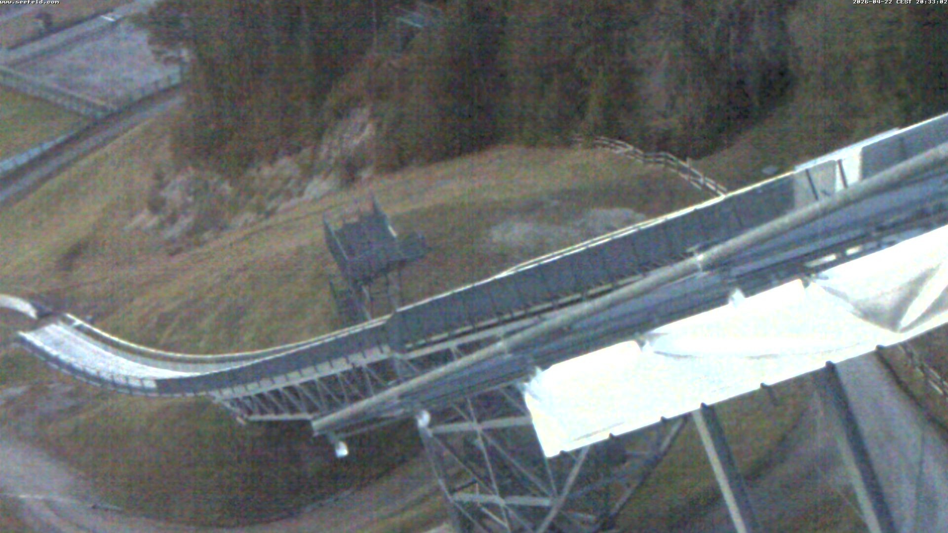 Archiv Foto Webcam Sprungschanze, Seefeld in Tirol