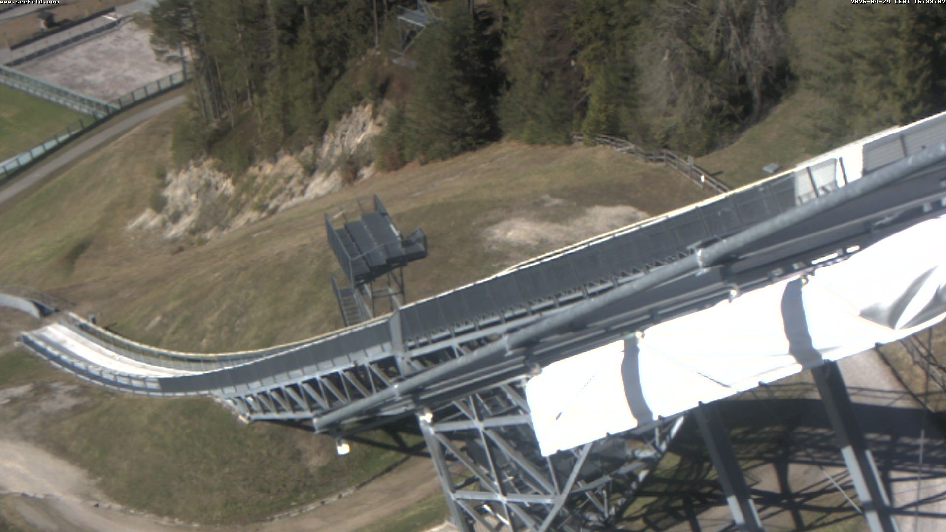 Archiv Foto Webcam Sprungschanze, Seefeld in Tirol
