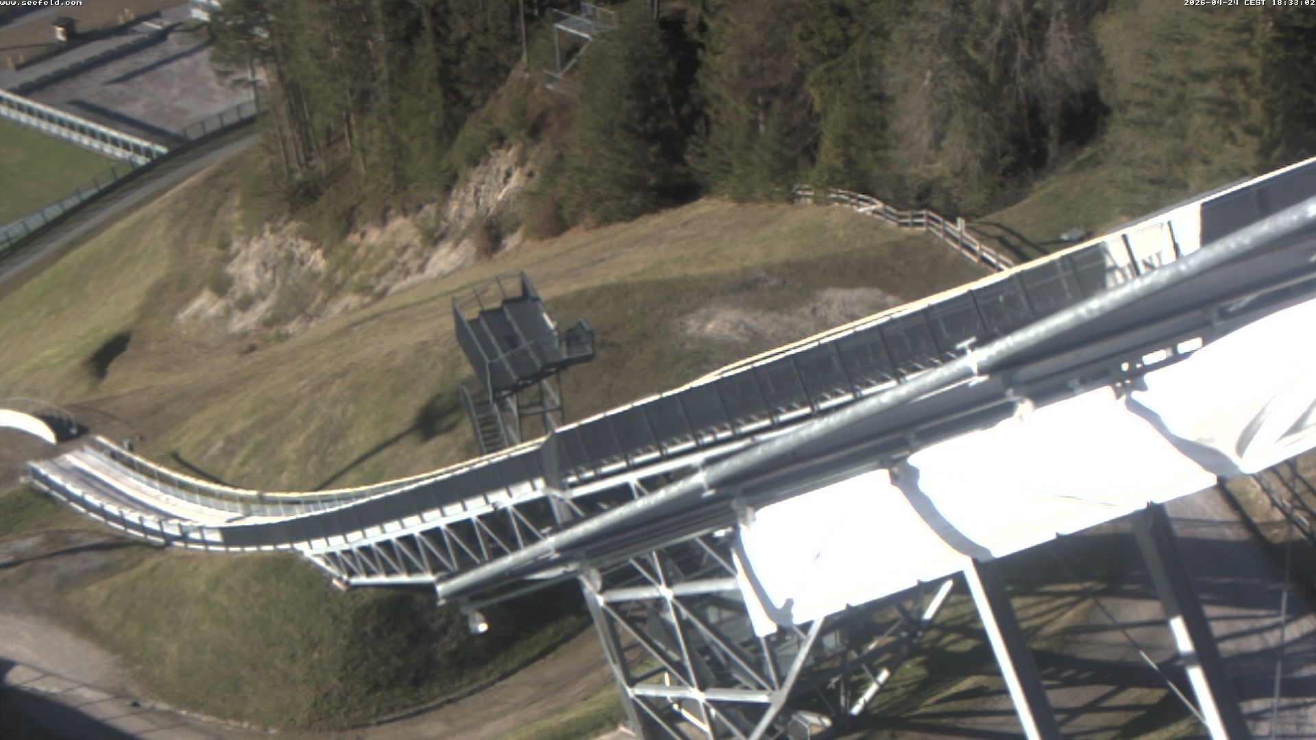 Archiv Foto Webcam Sprungschanze, Seefeld in Tirol
