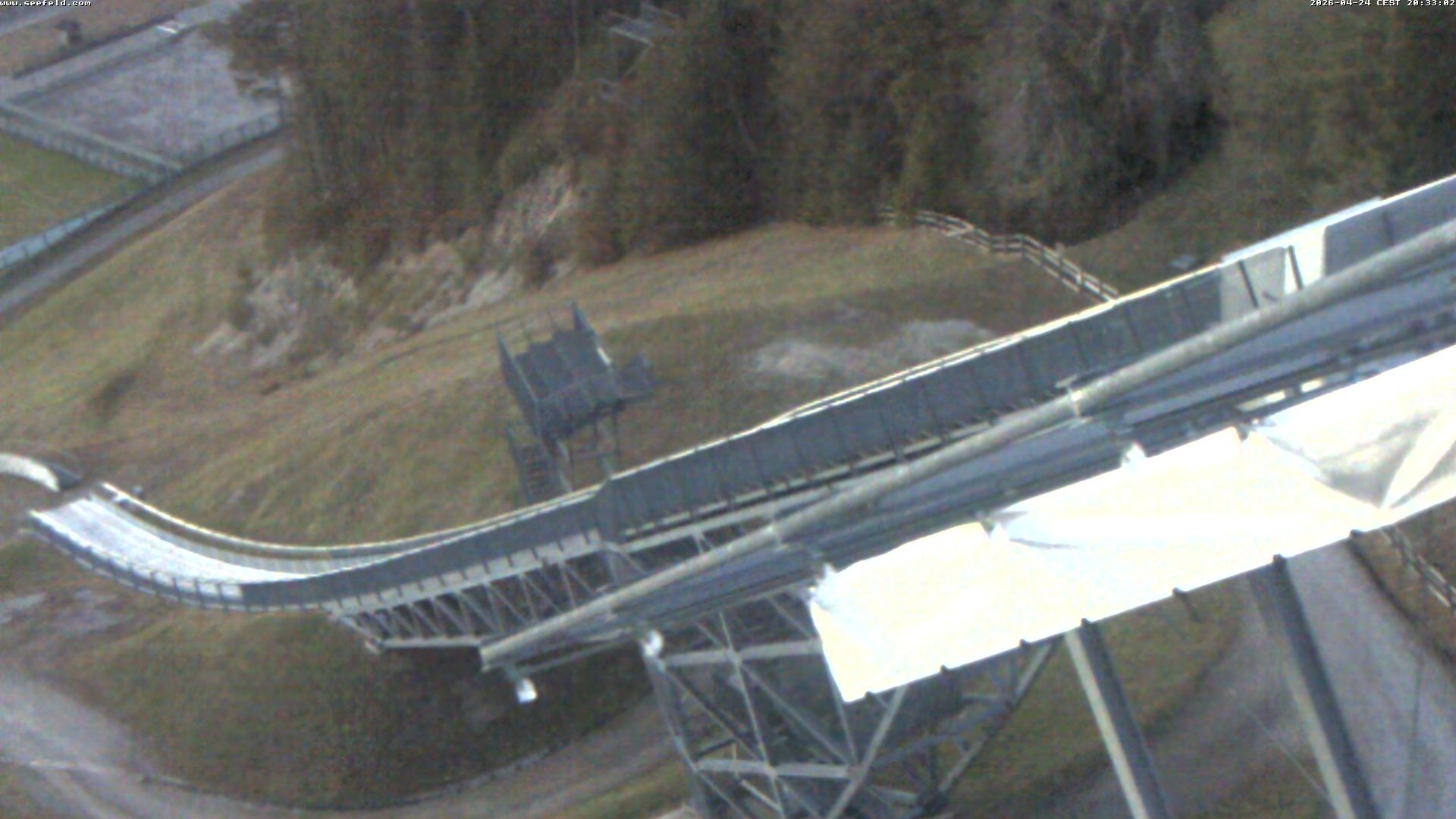 Archiv Foto Webcam Sprungschanze, Seefeld in Tirol