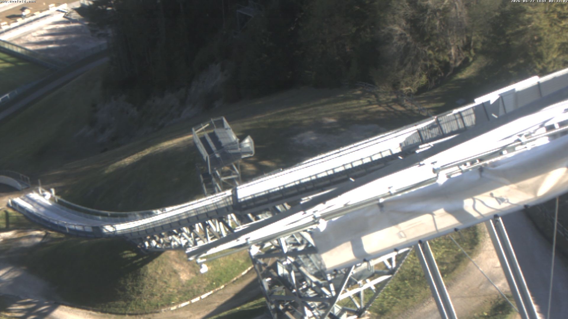 Archiv Foto Webcam Sprungschanze, Seefeld in Tirol