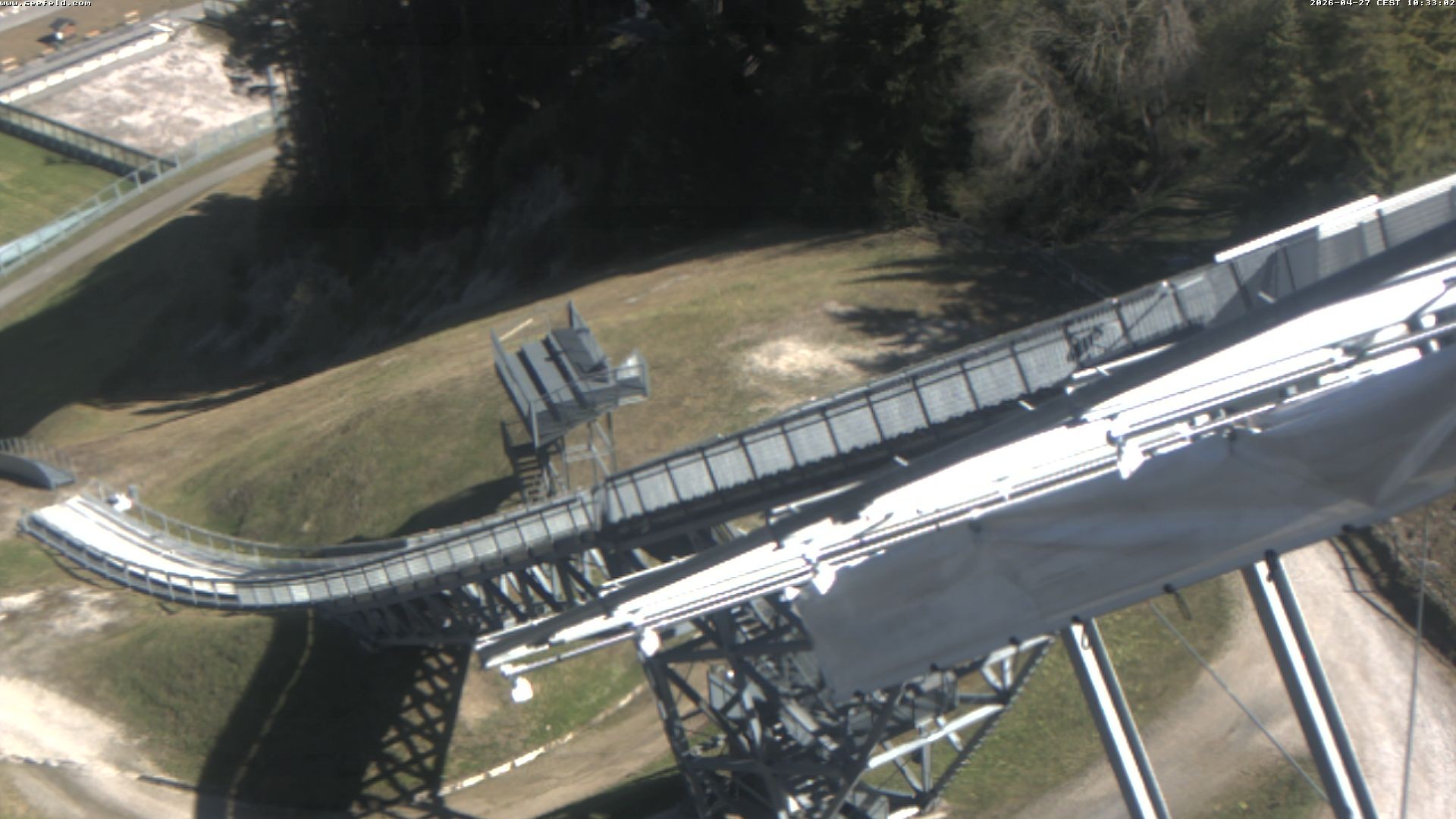 Archiv Foto Webcam Sprungschanze, Seefeld in Tirol