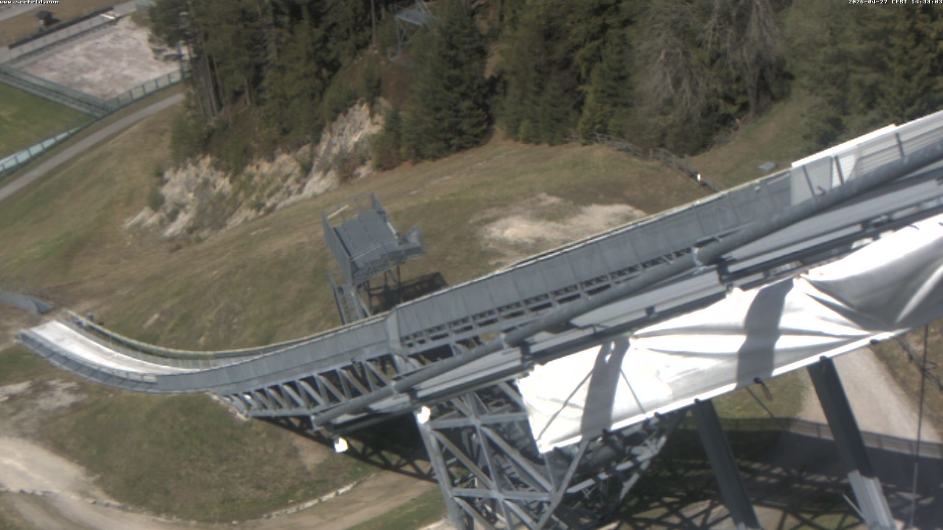 Archived image Webcam ski jump, Seefeld in Tyrol