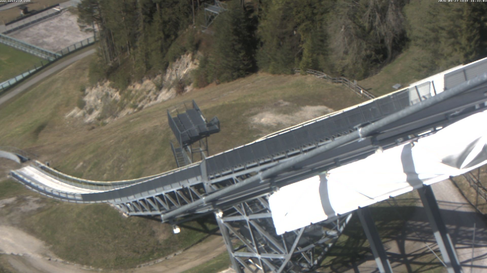 Archiv Foto Webcam Sprungschanze, Seefeld in Tirol