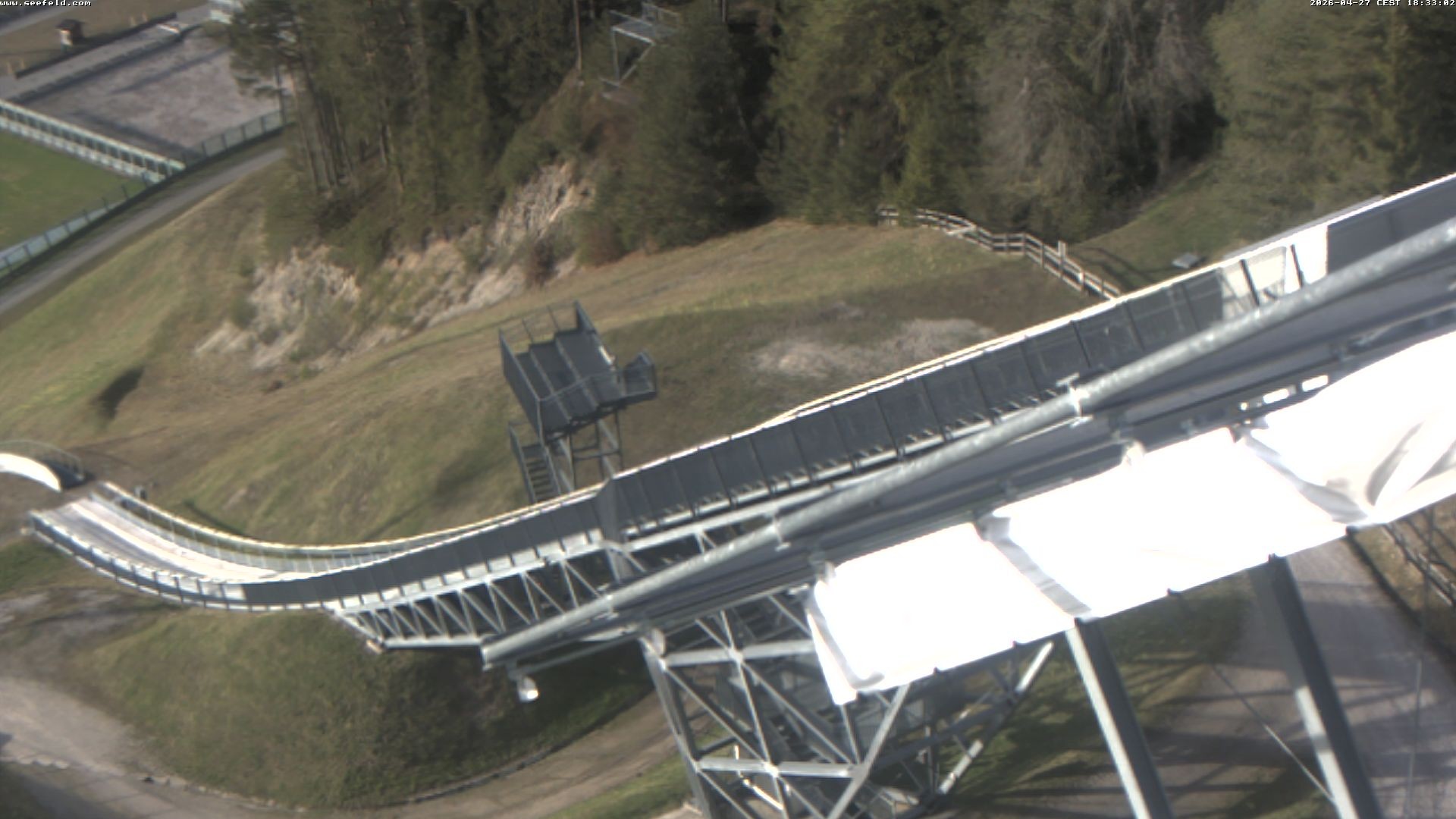 Archiv Foto Webcam Sprungschanze, Seefeld in Tirol