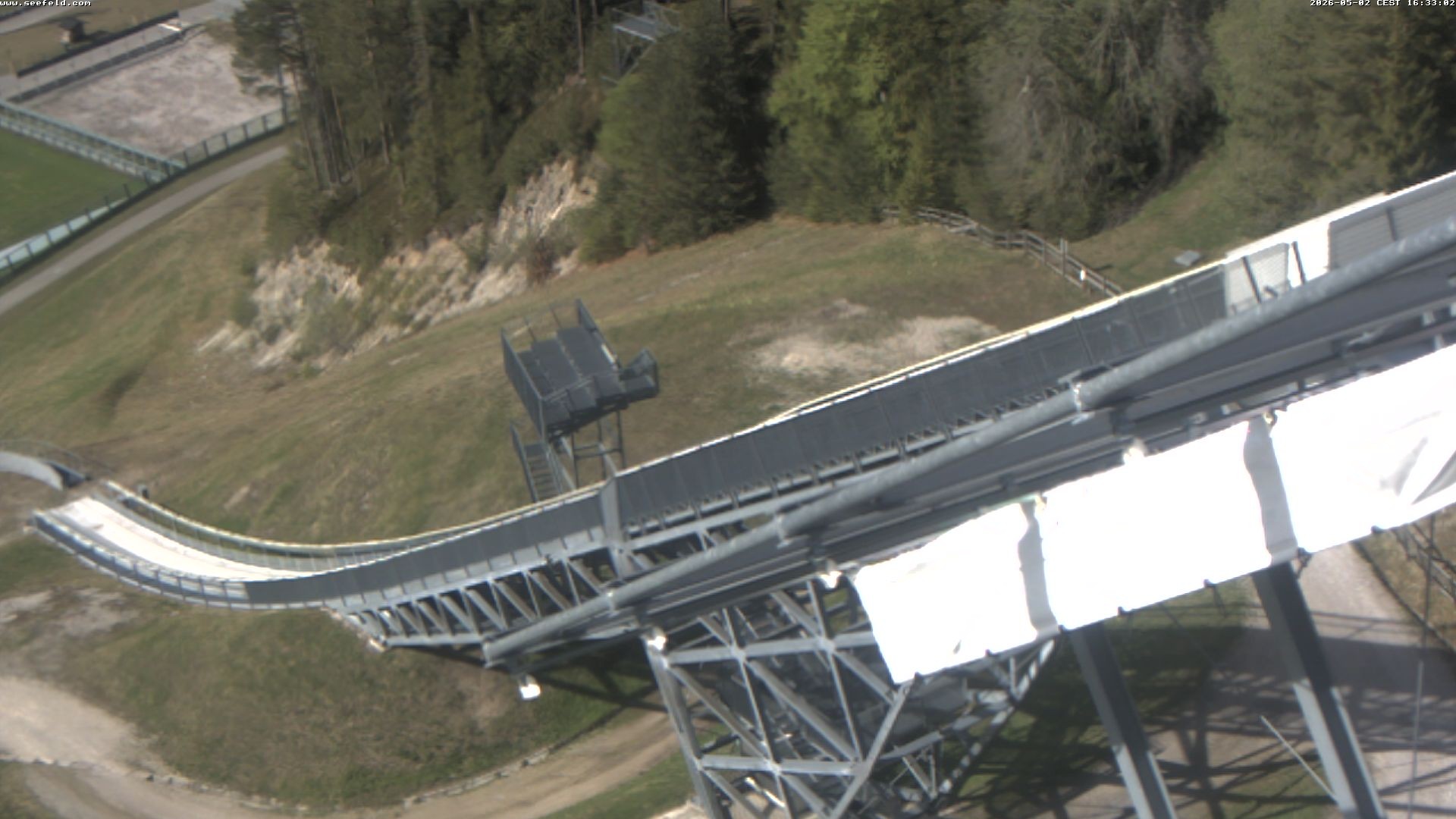 Archiv Foto Webcam Sprungschanze, Seefeld in Tirol