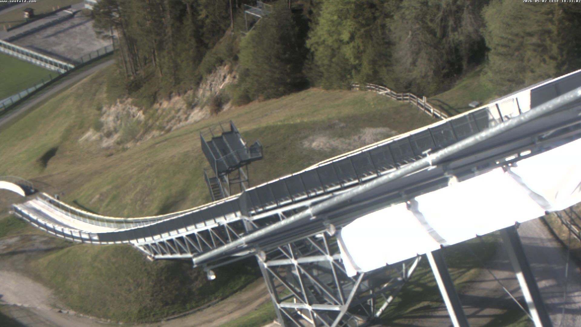 Archiv Foto Webcam Sprungschanze, Seefeld in Tirol