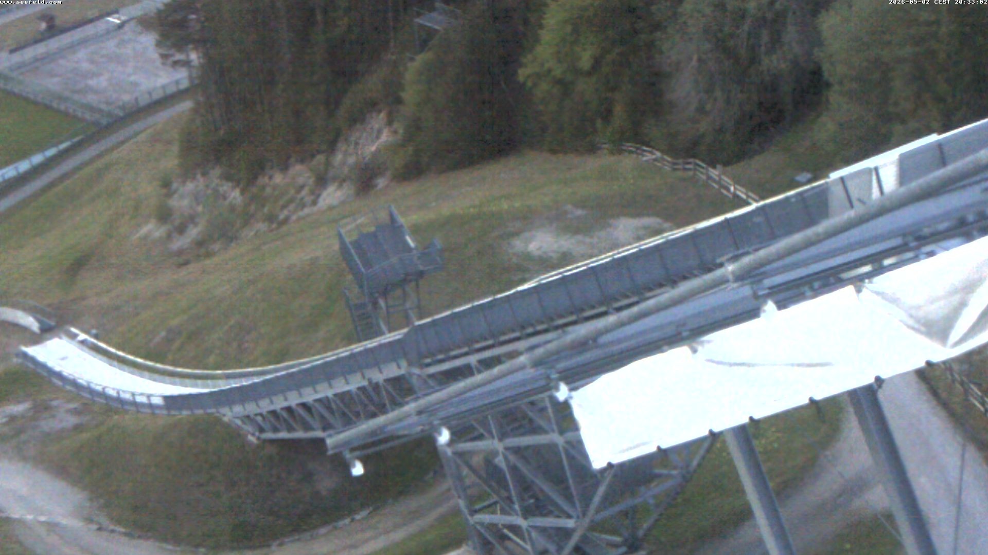 Archiv Foto Webcam Sprungschanze, Seefeld in Tirol