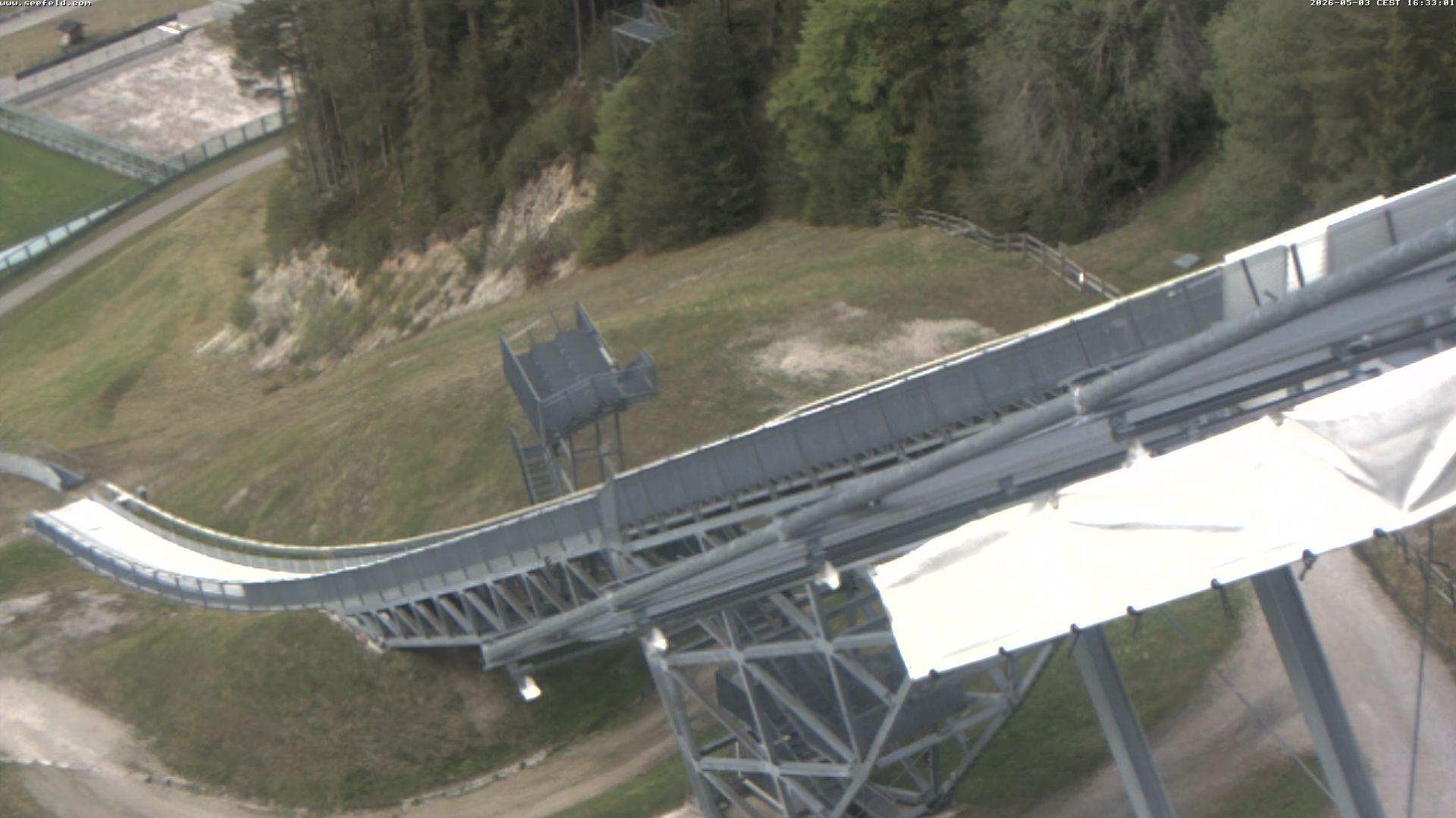 Archiv Foto Webcam Sprungschanze, Seefeld in Tirol