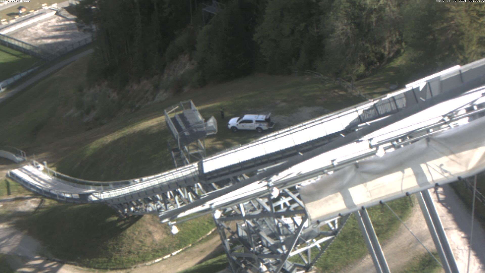 Archived image Webcam ski jump, Seefeld in Tyrol