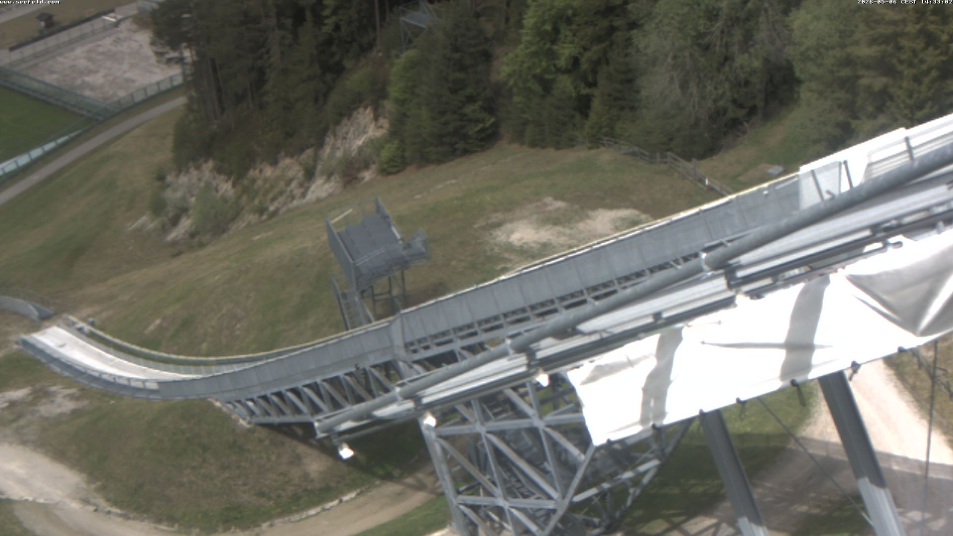 Archiv Foto Webcam Sprungschanze, Seefeld in Tirol