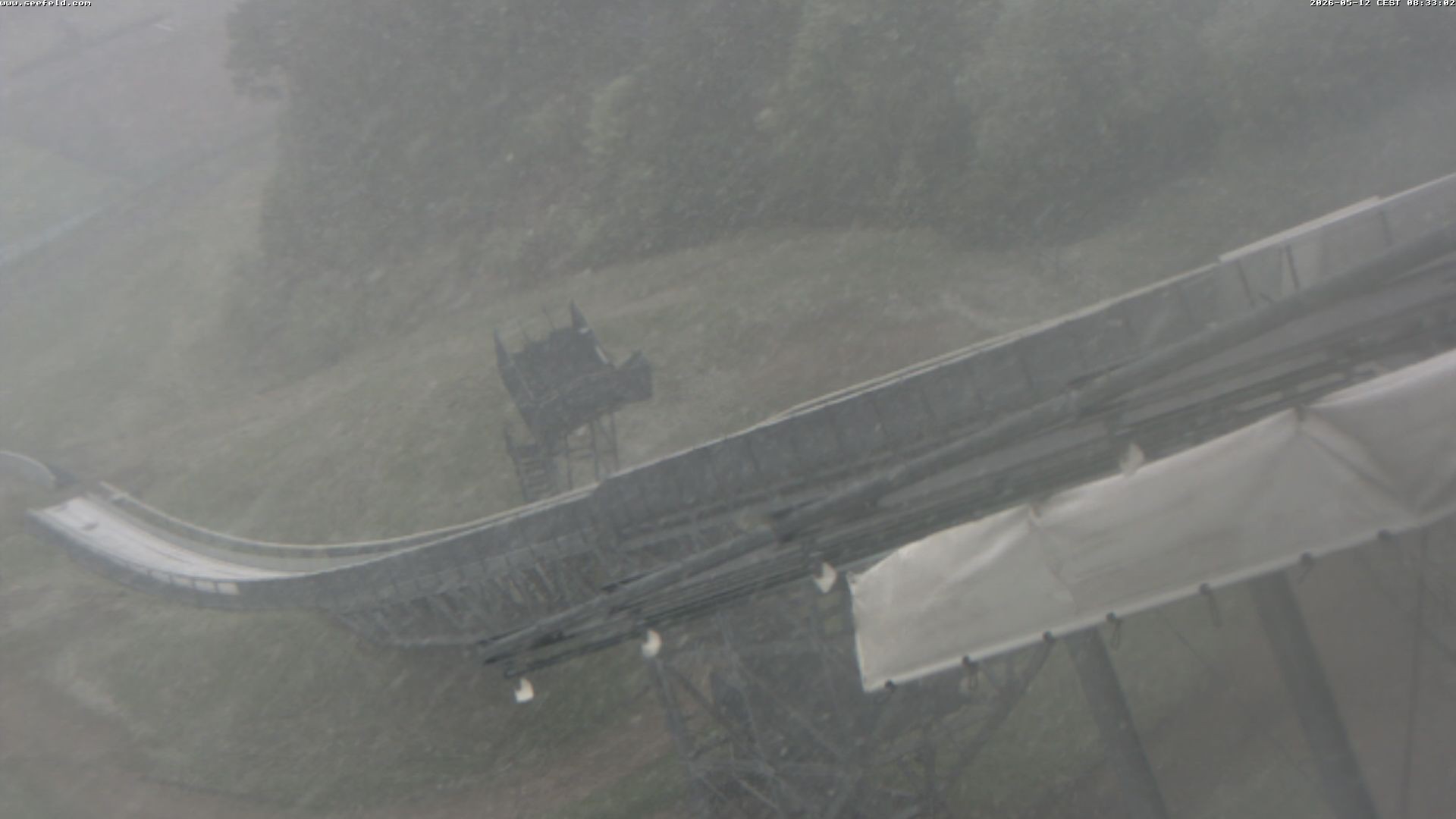 Archiv Foto Webcam Sprungschanze, Seefeld in Tirol