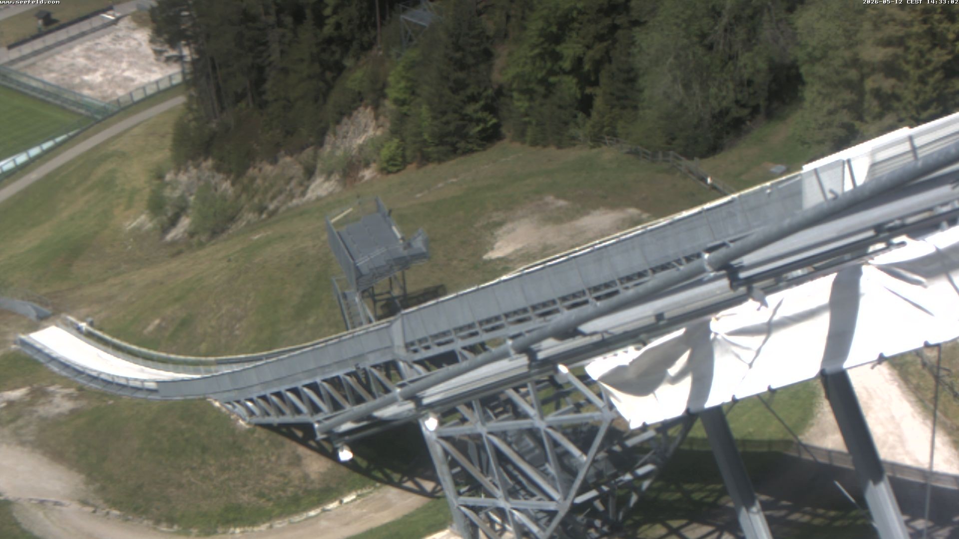 Archiv Foto Webcam Sprungschanze, Seefeld in Tirol
