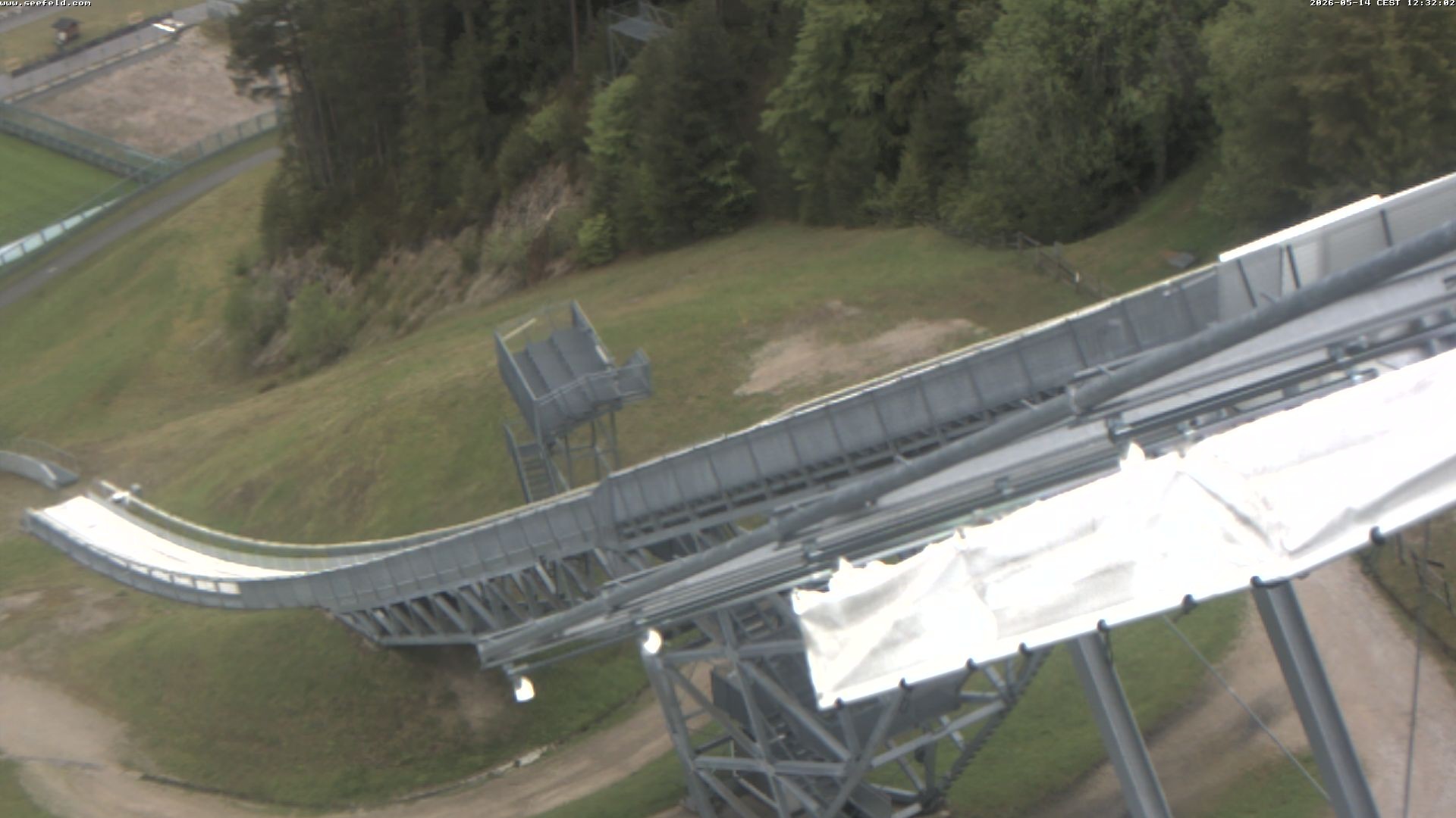 Archiv Foto Webcam Sprungschanze, Seefeld in Tirol
