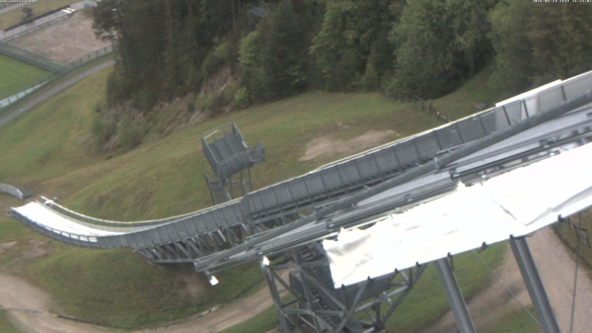 Archiv Foto Webcam Sprungschanze, Seefeld in Tirol