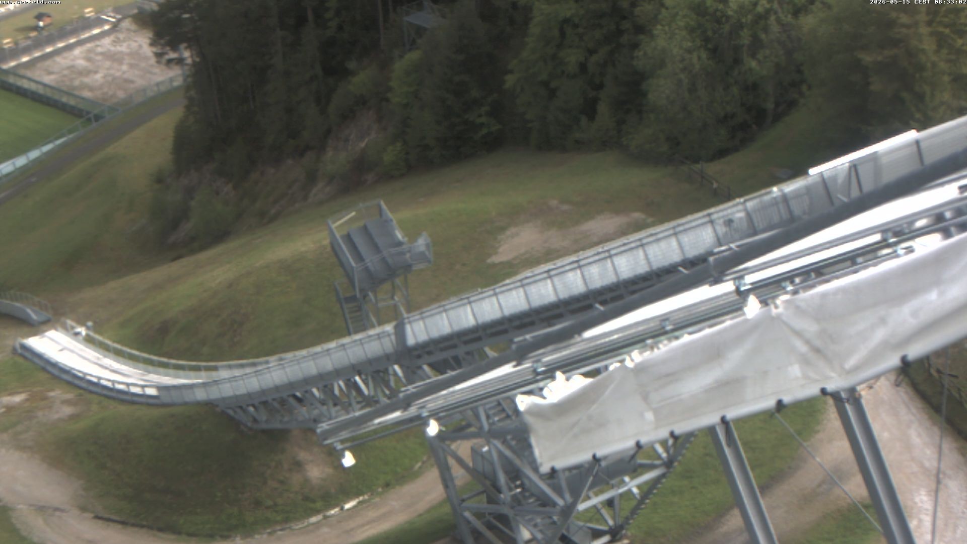 Archiv Foto Webcam Sprungschanze, Seefeld in Tirol