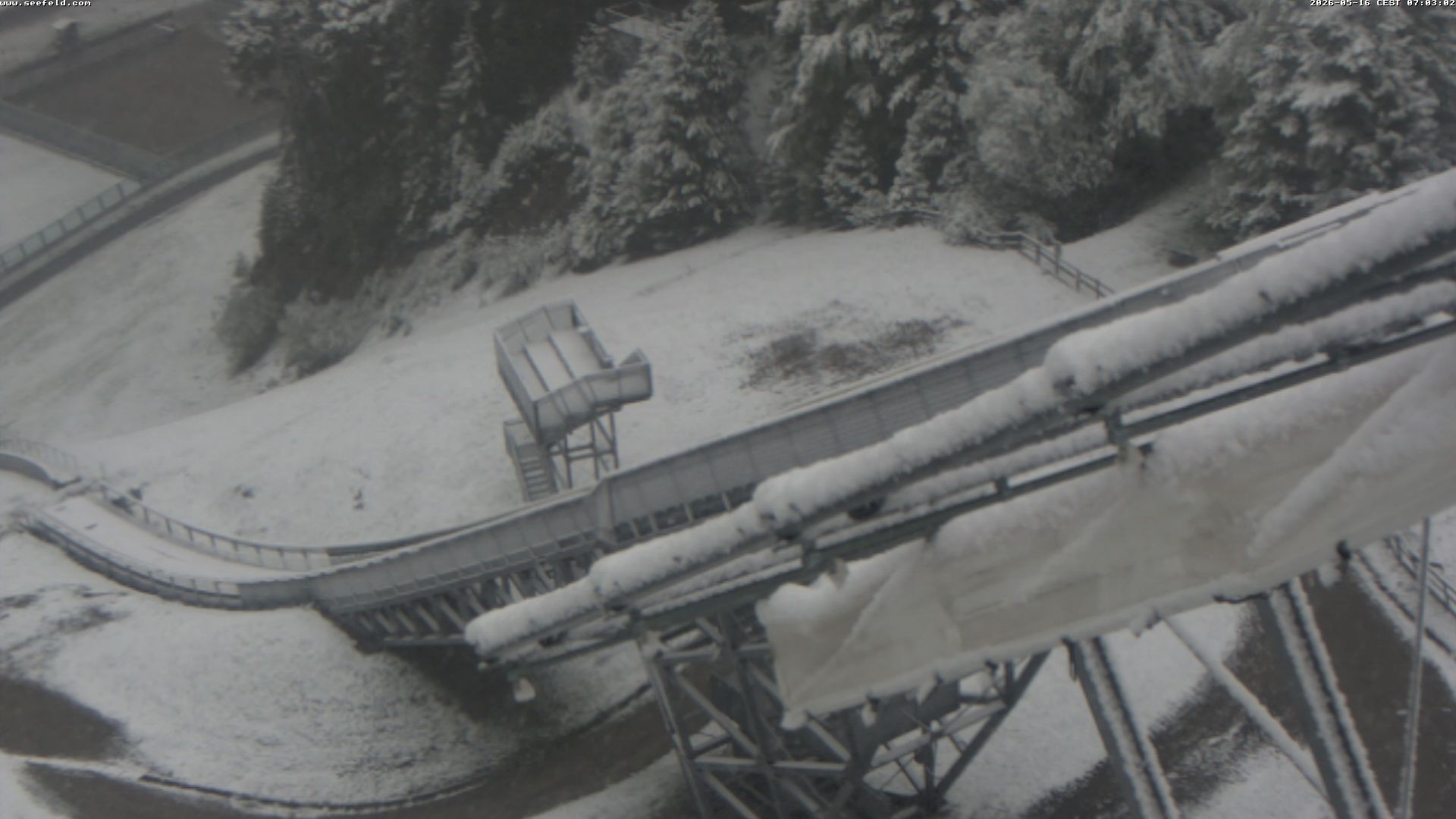 Archiv Foto Webcam Sprungschanze, Seefeld in Tirol