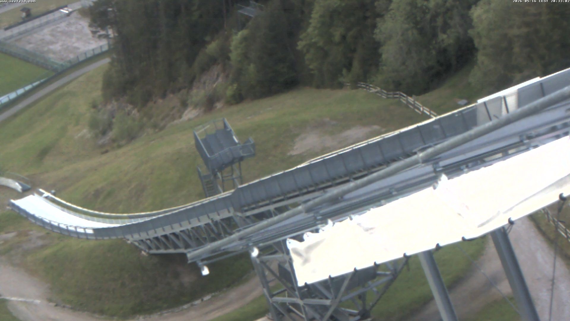 Archiv Foto Webcam Sprungschanze, Seefeld in Tirol