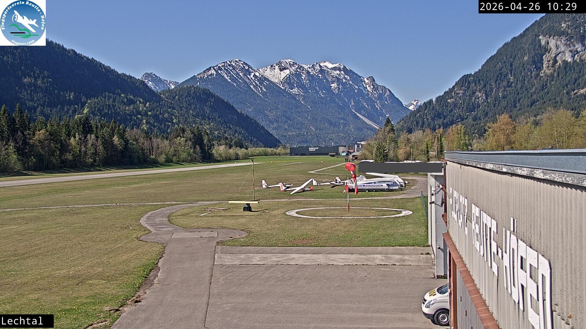 Archiv Foto Webcam Flugplatz Höfen, Tirol