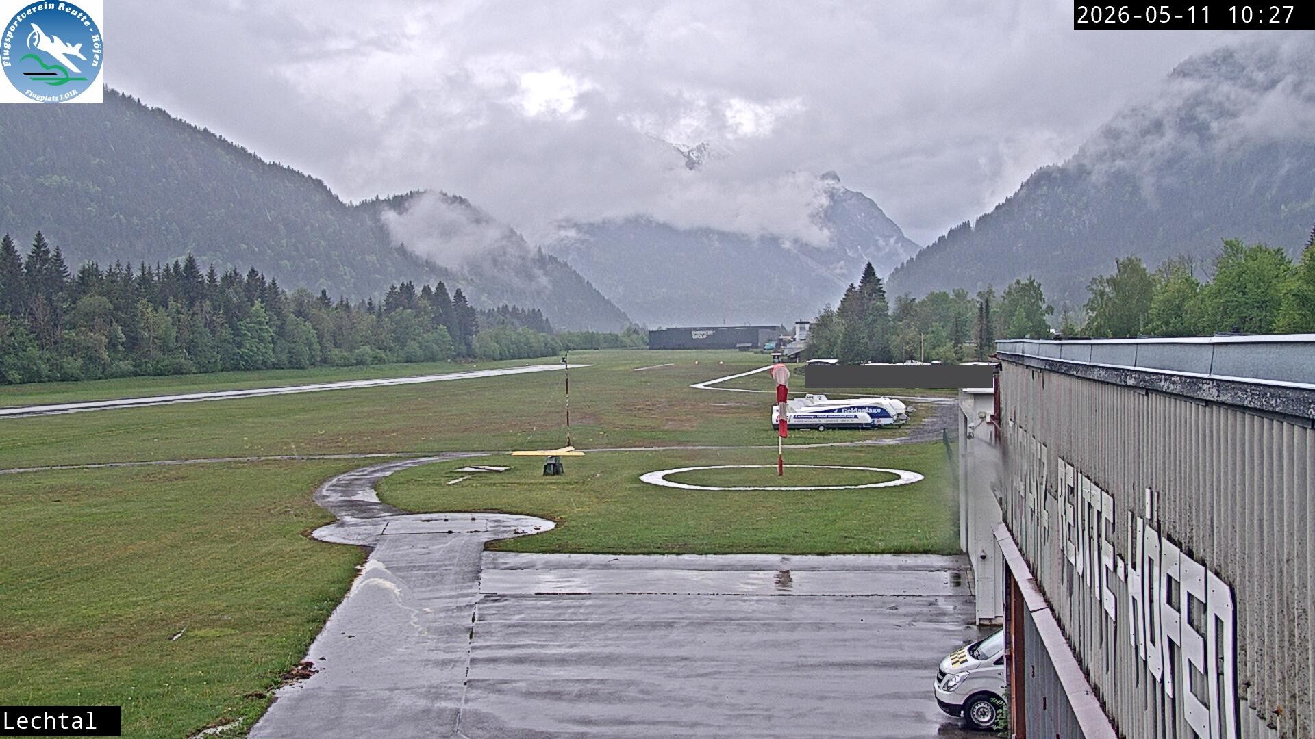 Archived image Webcam Hoefen airport, Tyrol