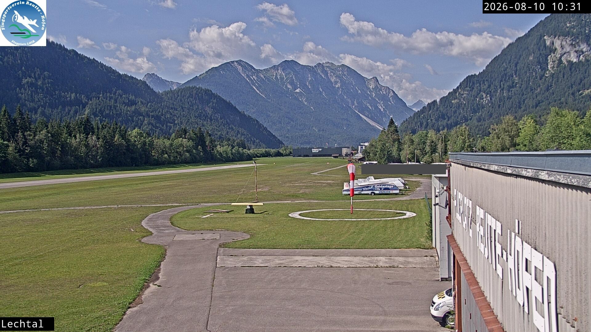 Archiv Foto Webcam Flugplatz Höfen, Tirol